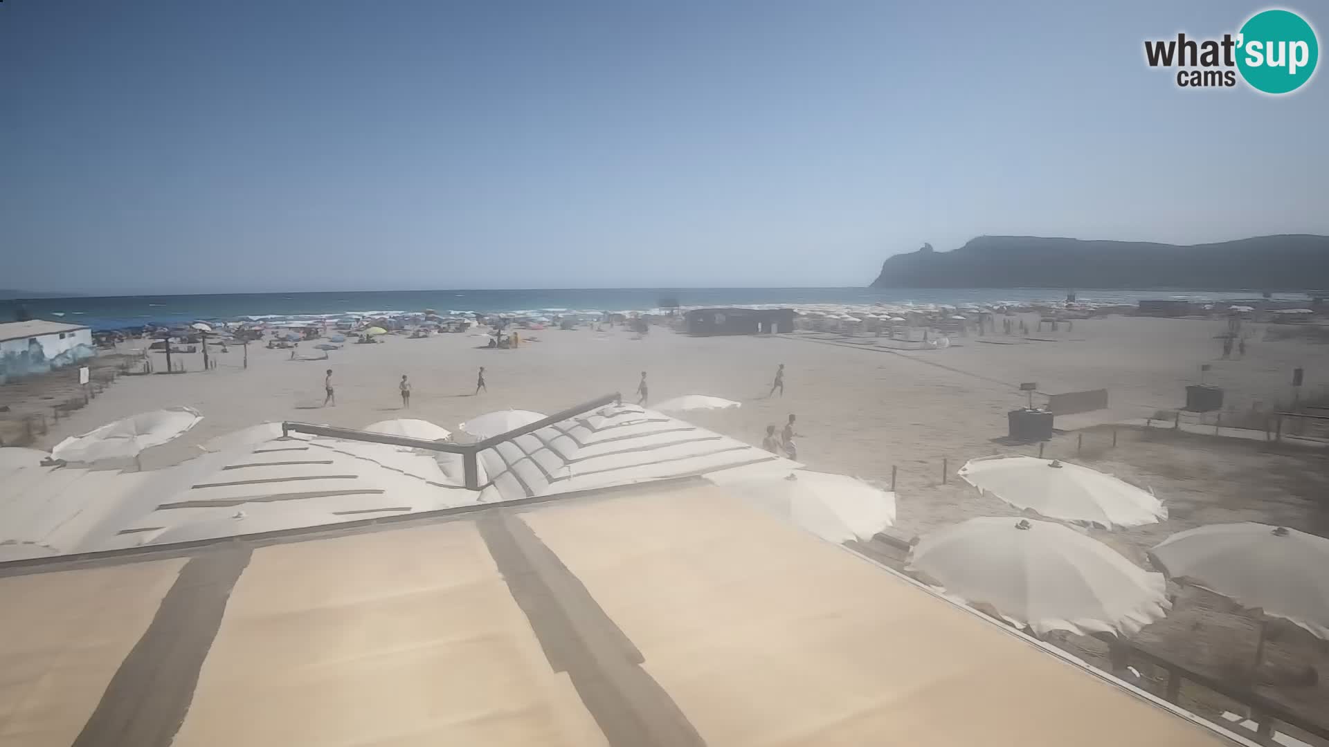 Poetto beach webcam | Cagliari | Sardinija