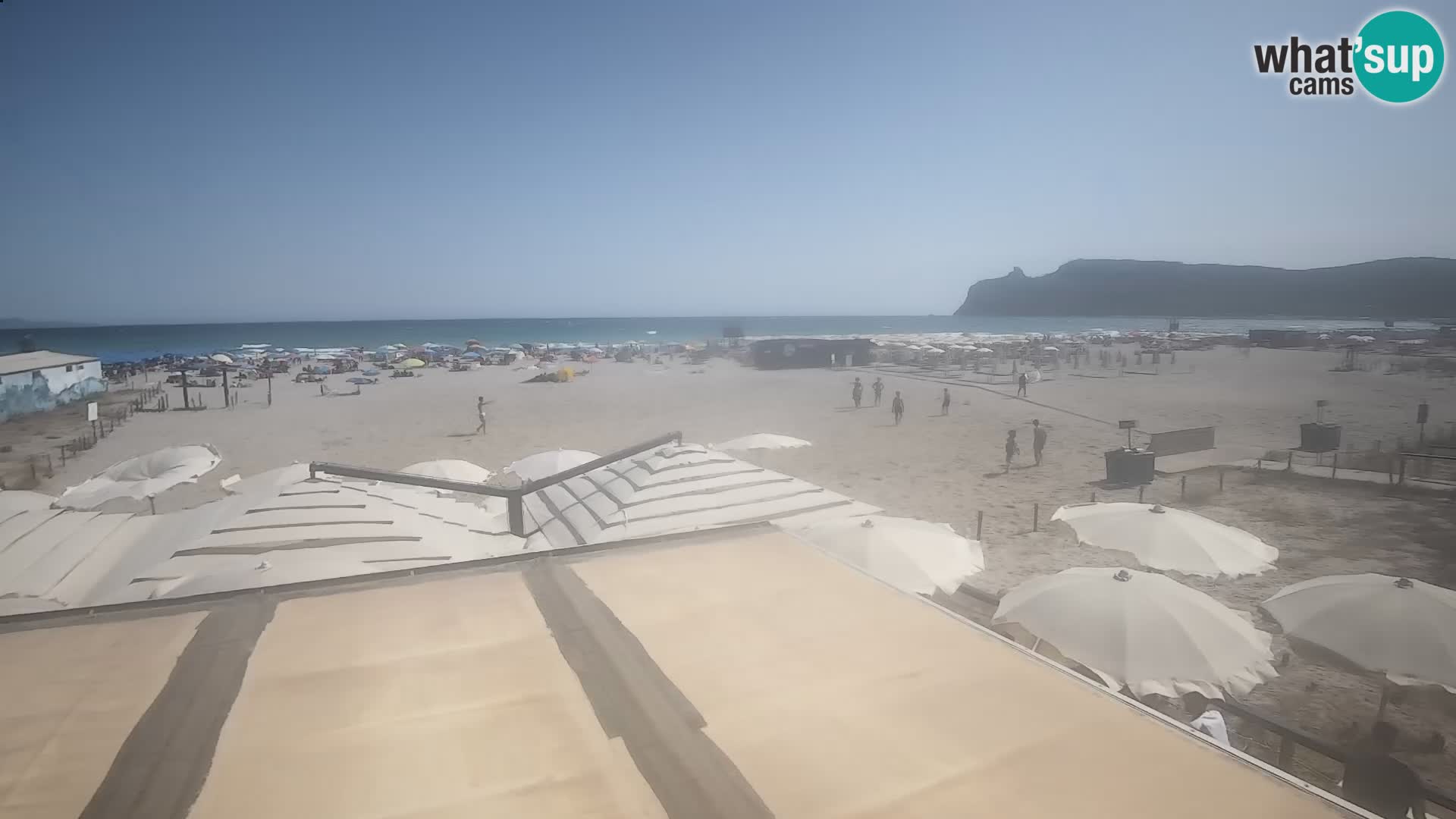 Poetto beach webcam | Cagliari | Sardinija