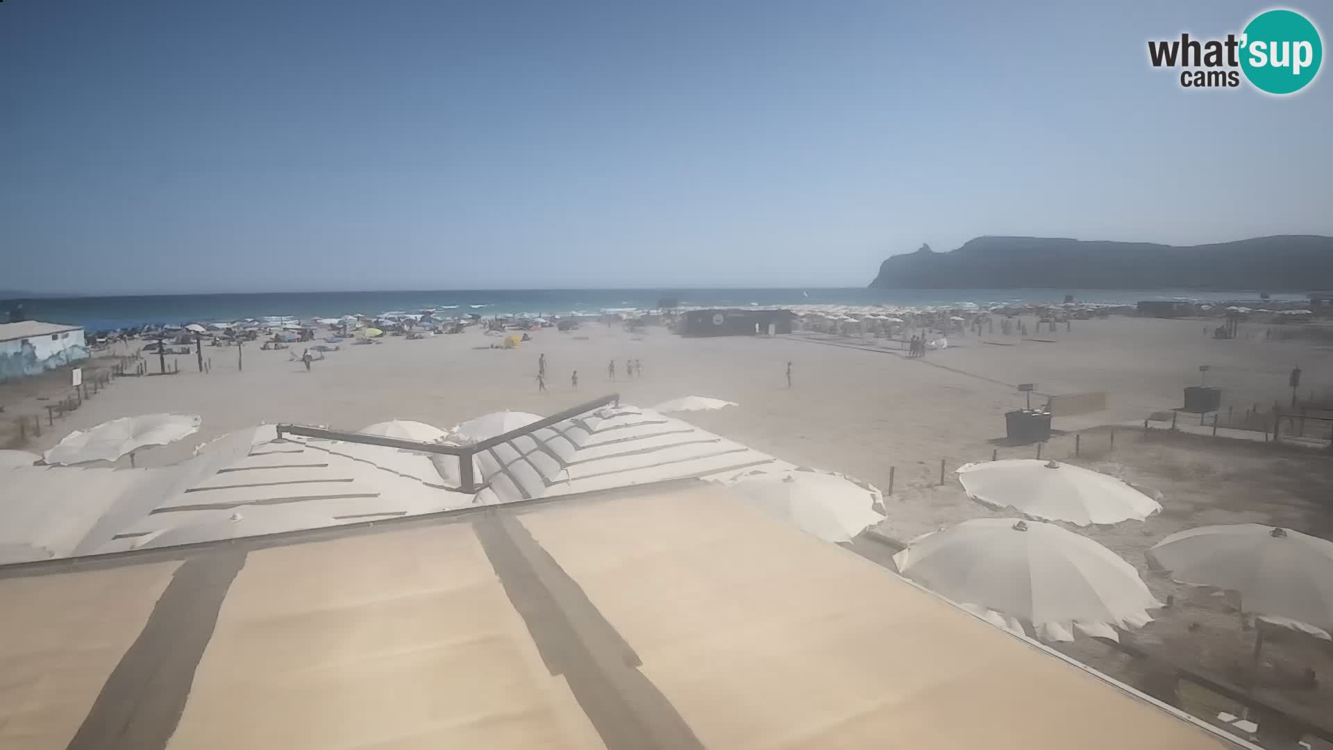 Poetto beach webcam | Cagliari | Sardinija