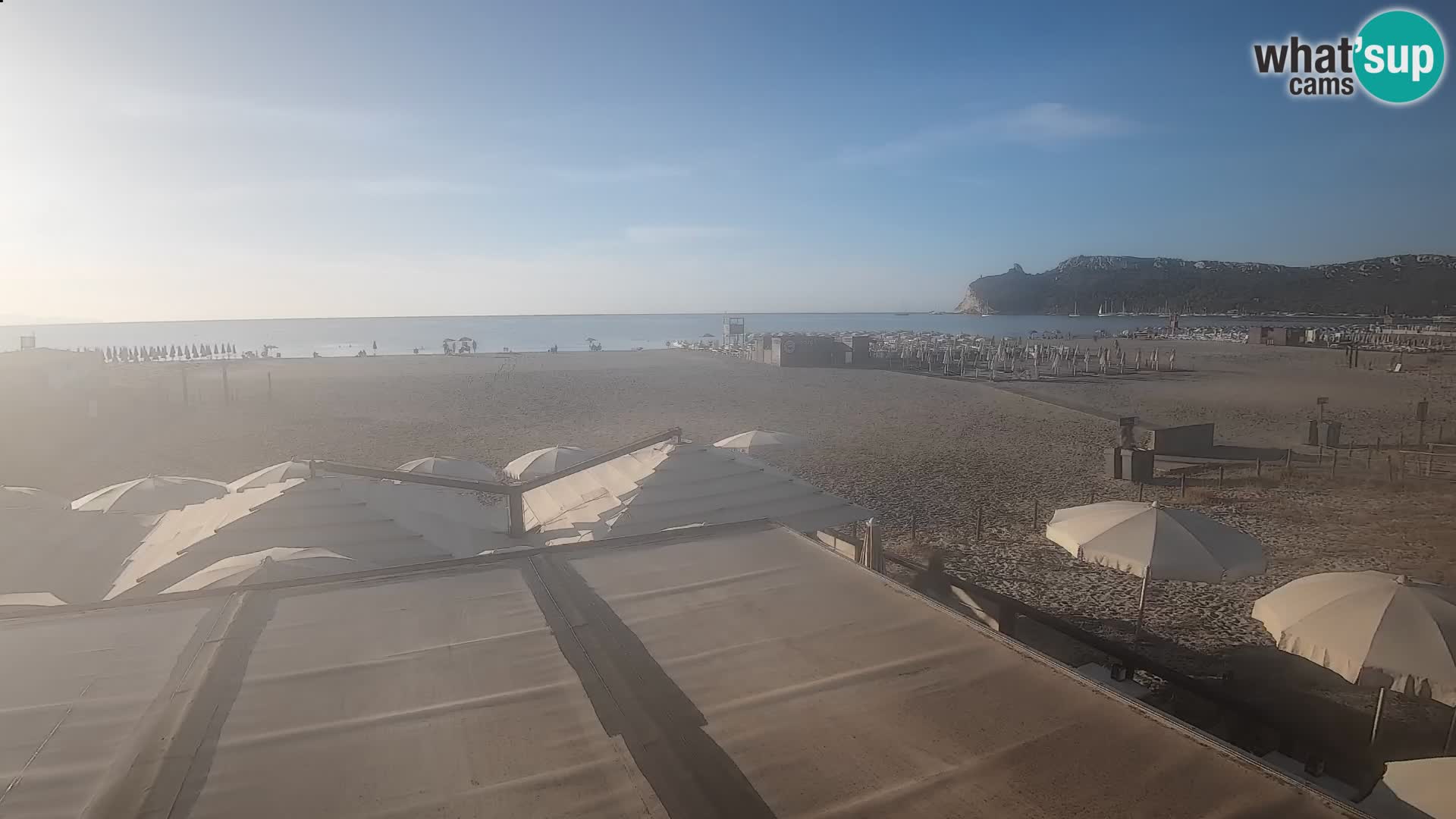 Poetto beach webcam | Cagliari | Sardinija
