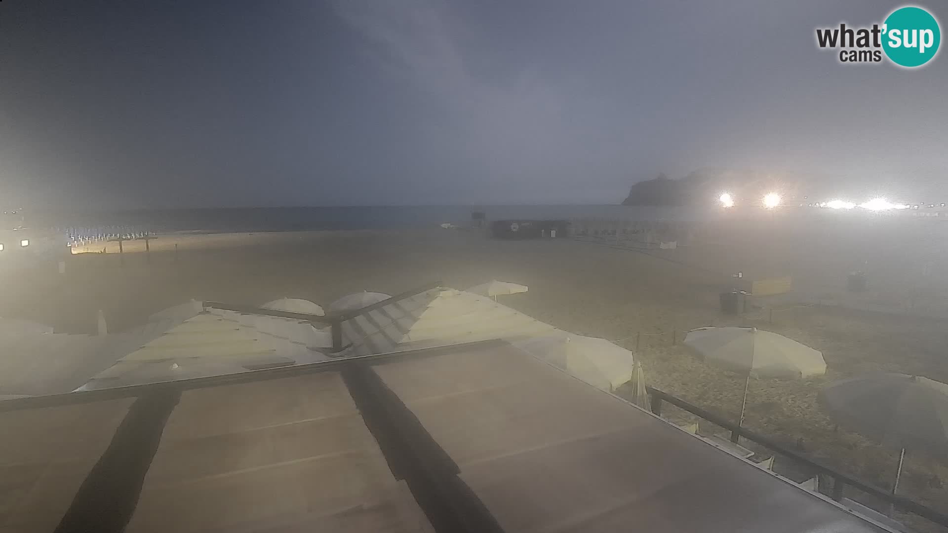 Poetto beach webcam | Cagliari | Sardinija