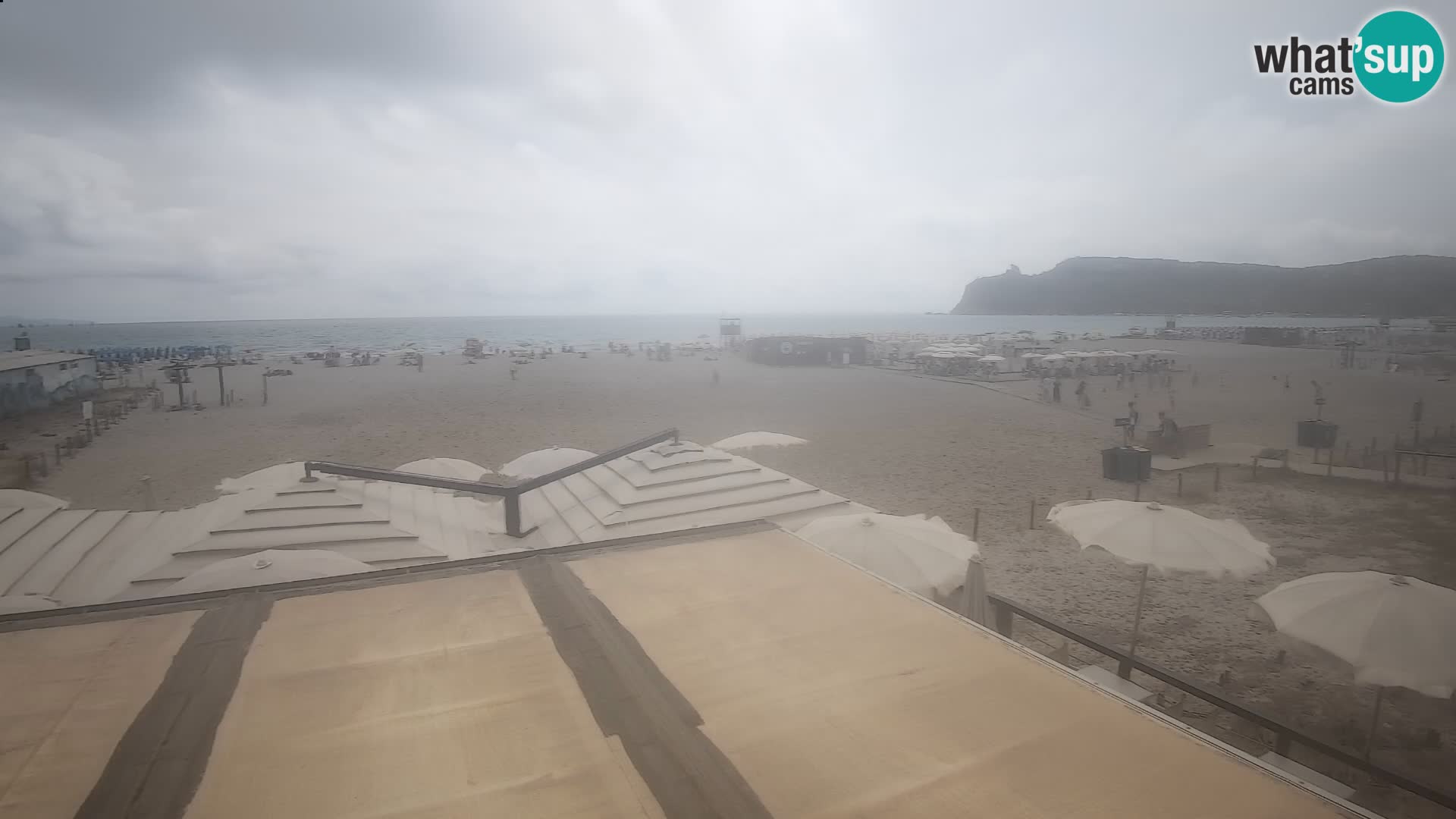 Poetto beach webcam | Cagliari | Sardinija