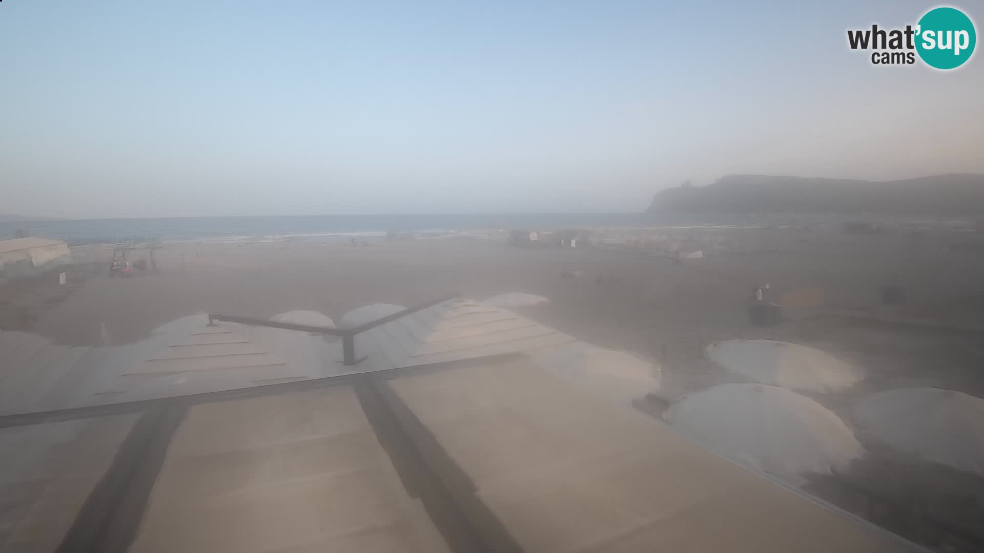 Poetto beach webcam | Cagliari | Sardinia