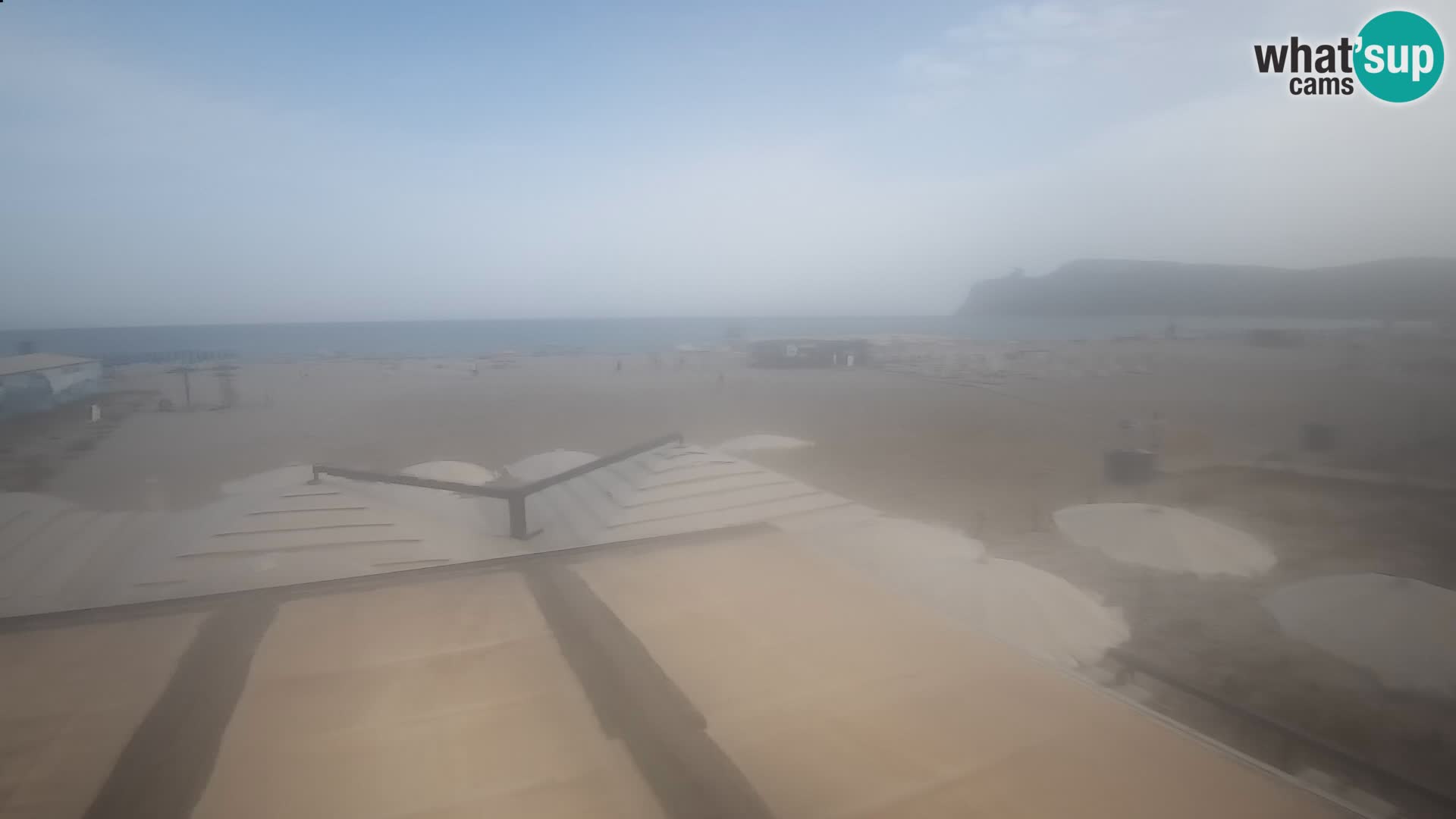 Poetto beach webcam | Cagliari | Sardinia