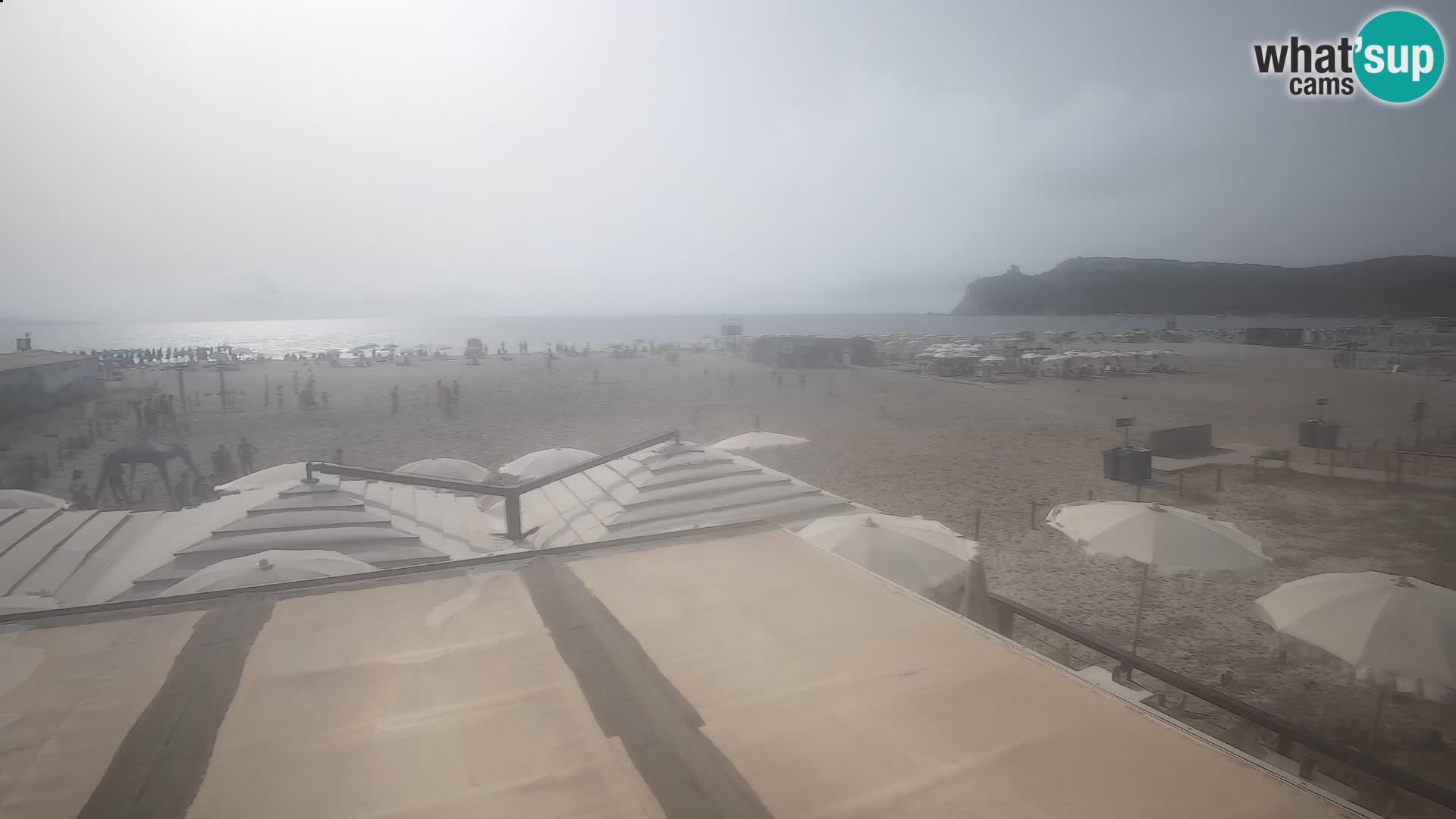 Poetto beach webcam | Cagliari | Sardinija