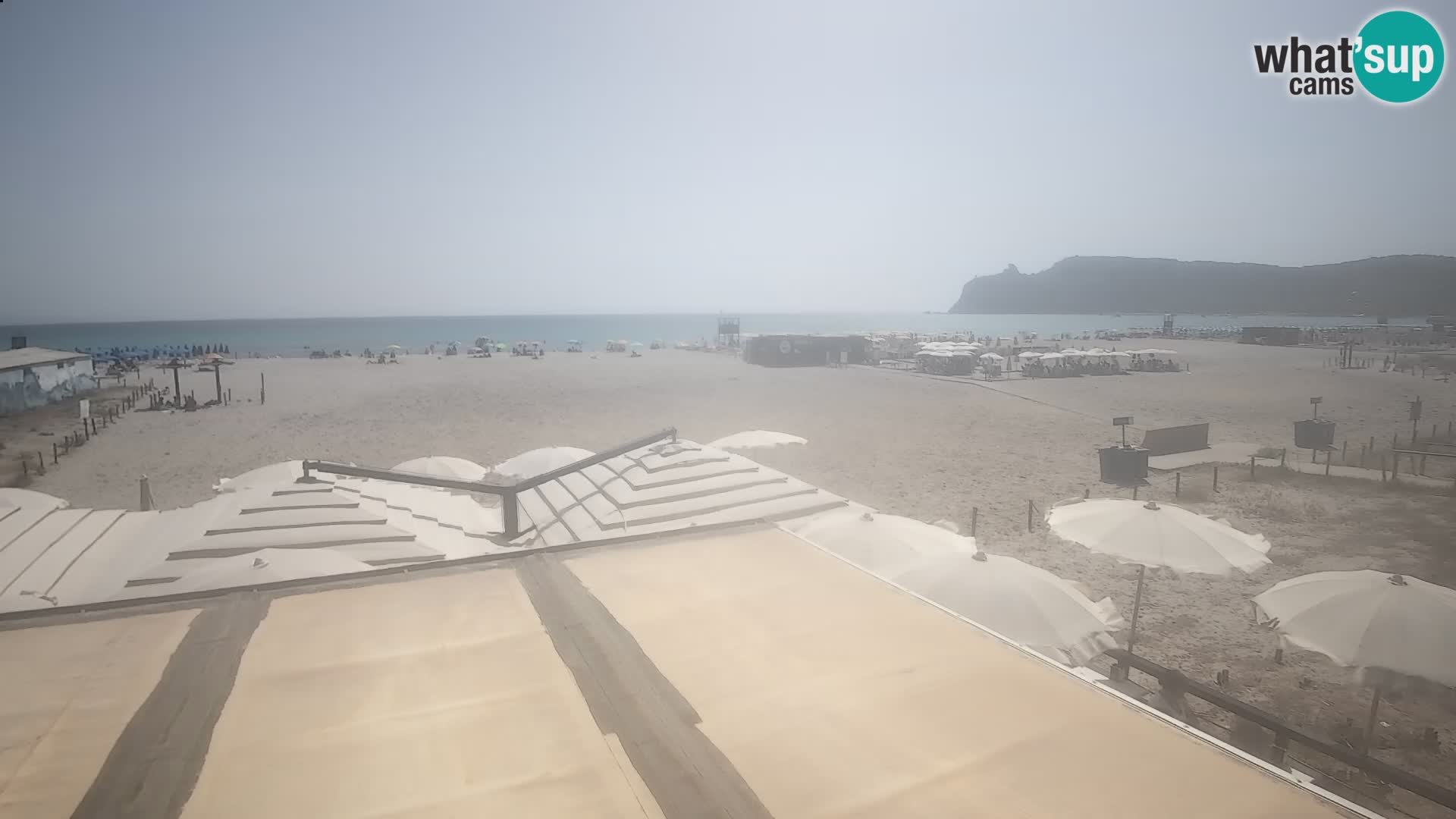 Poetto beach webcam | Cagliari | Sardinia