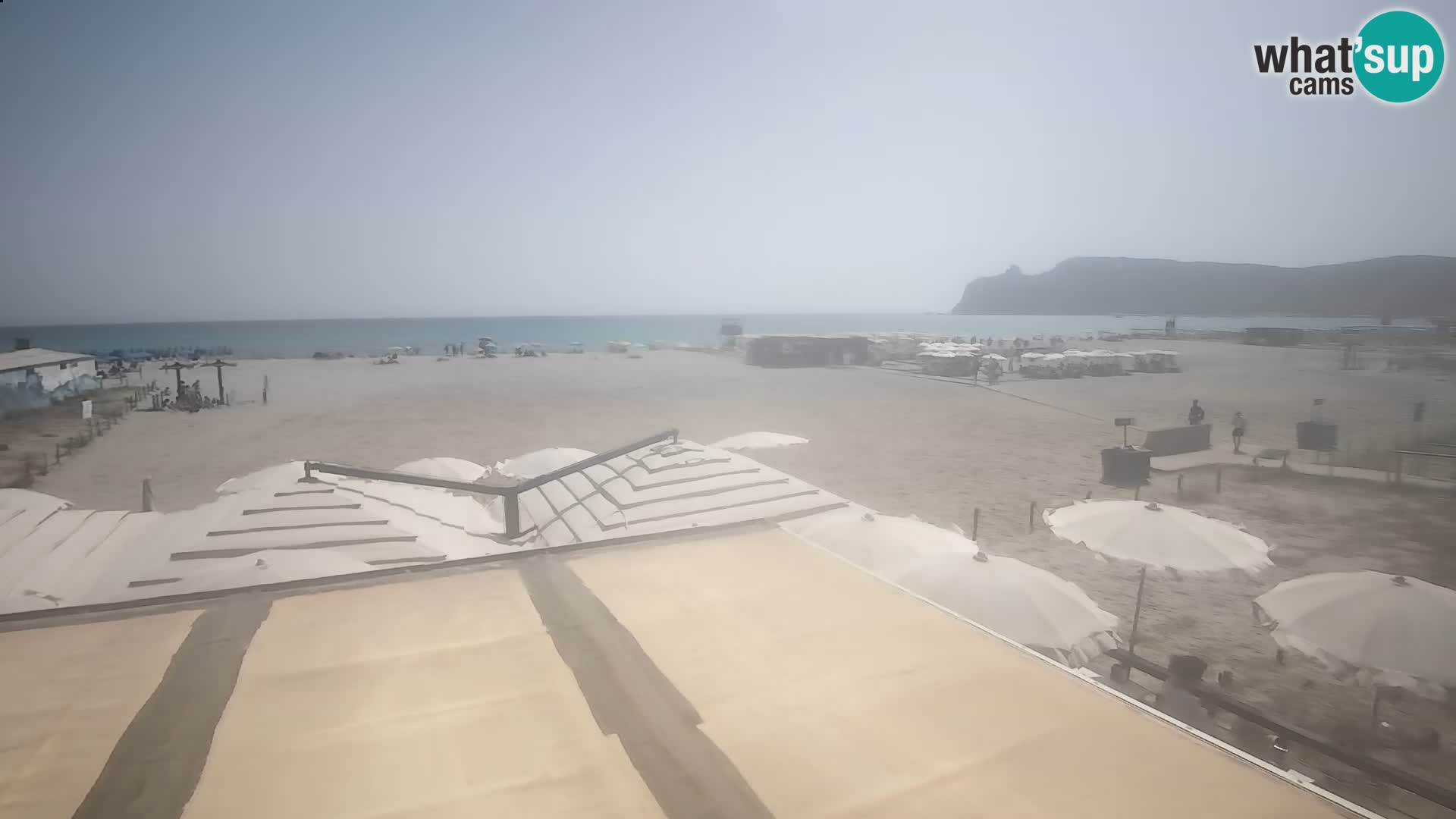 Poetto beach webcam | Cagliari | Sardinia