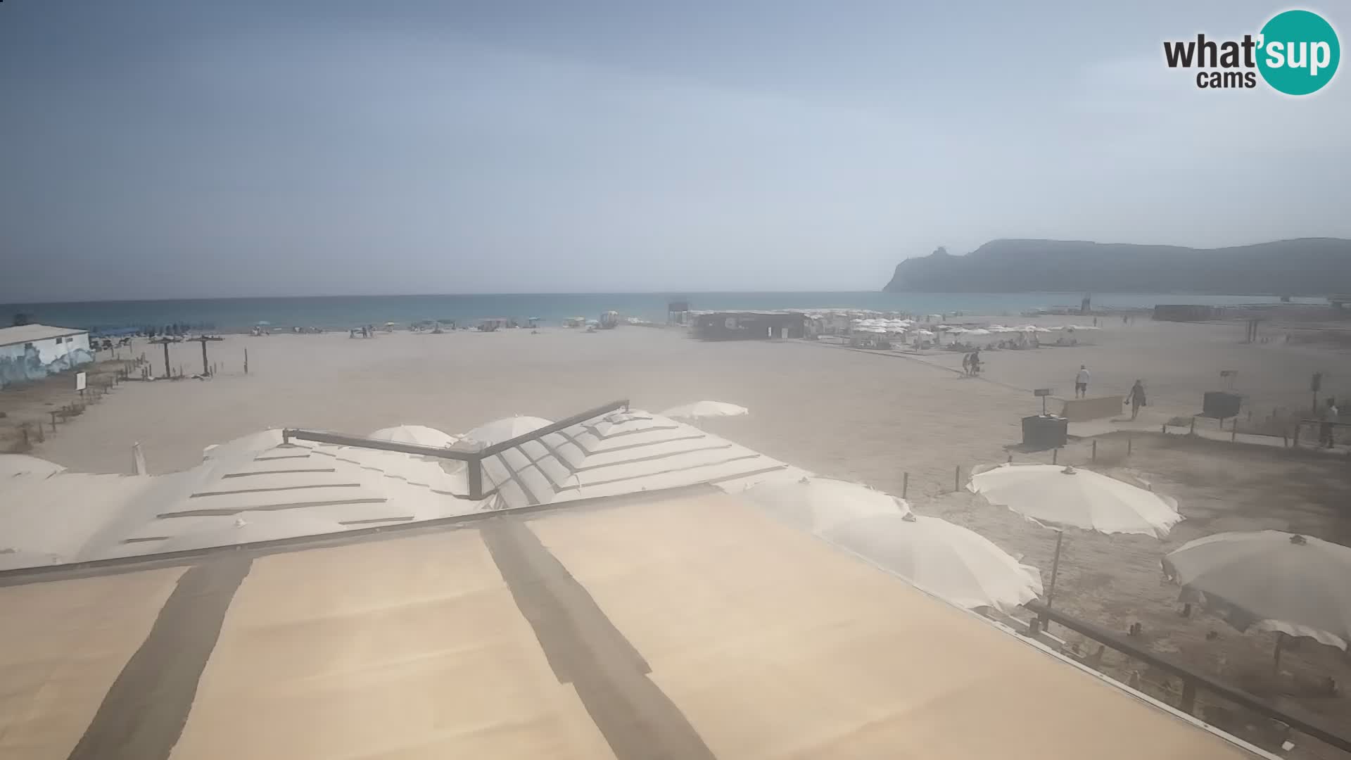 Poetto beach webcam | Cagliari | Sardinia