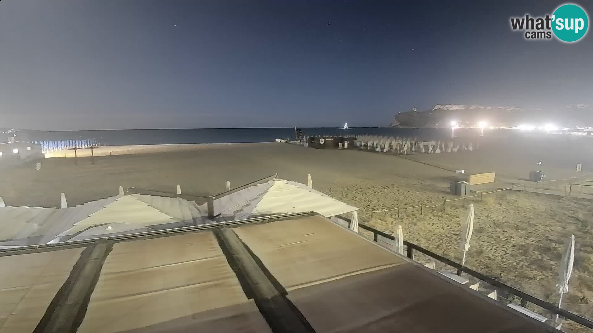 Poetto beach webcam | Cagliari | Sardinia