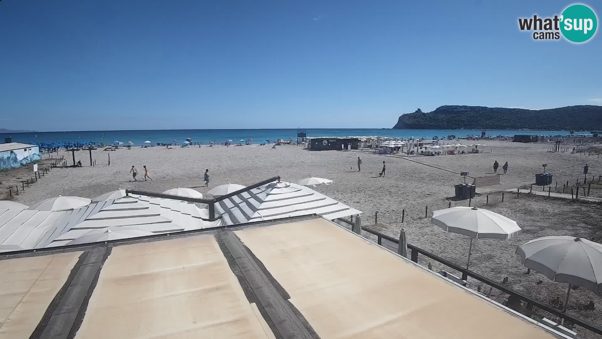 Poetto beach webcam | Cagliari | Sardinia