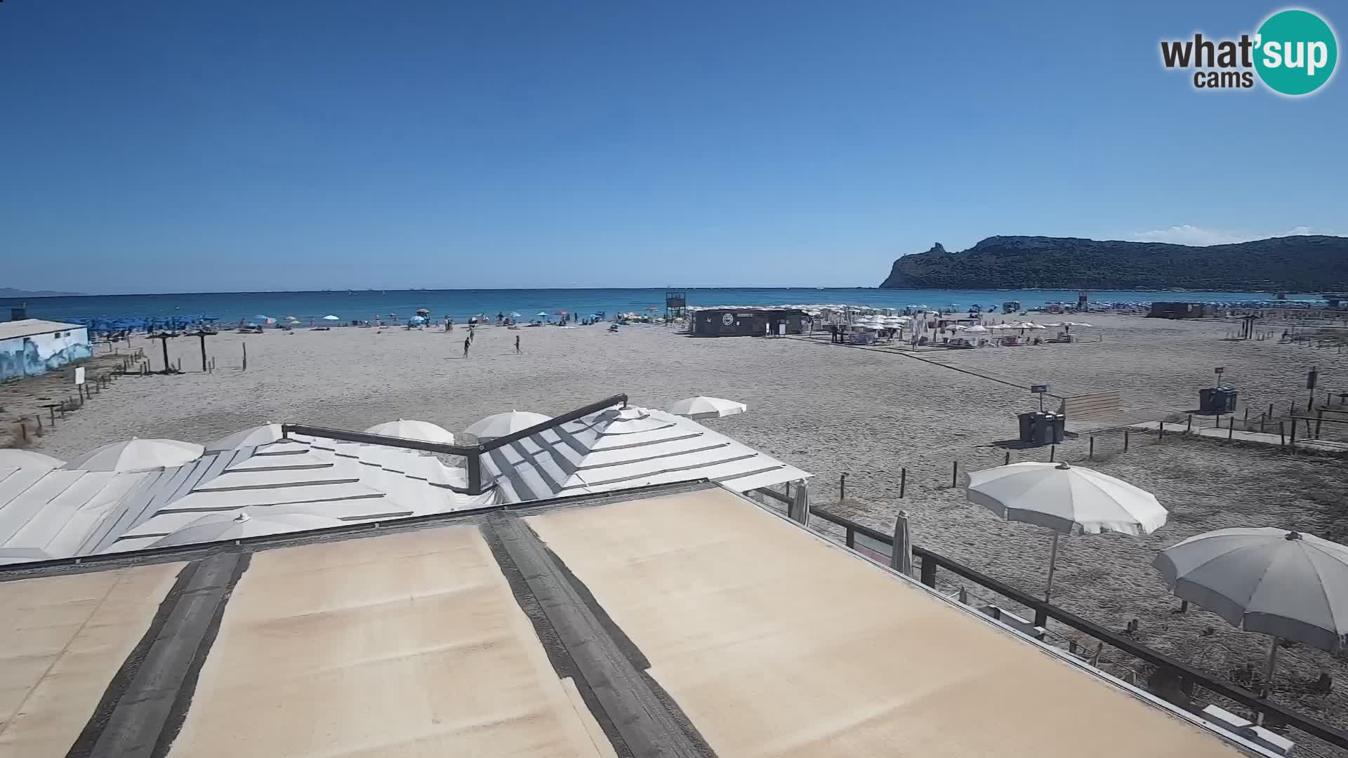 Poetto beach webcam | Cagliari | Sardinia