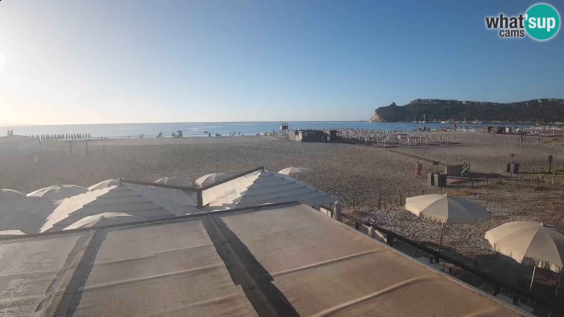 Poetto beach webcam | Cagliari | Sardinija