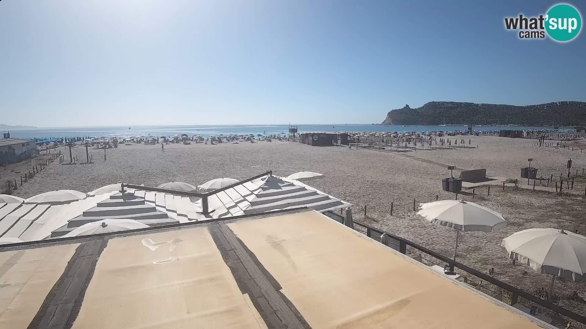 Poetto beach webcam | Cagliari | Sardinija