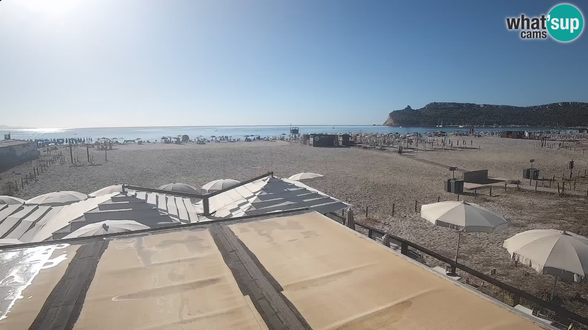 Poetto beach webcam | Cagliari | Sardinija