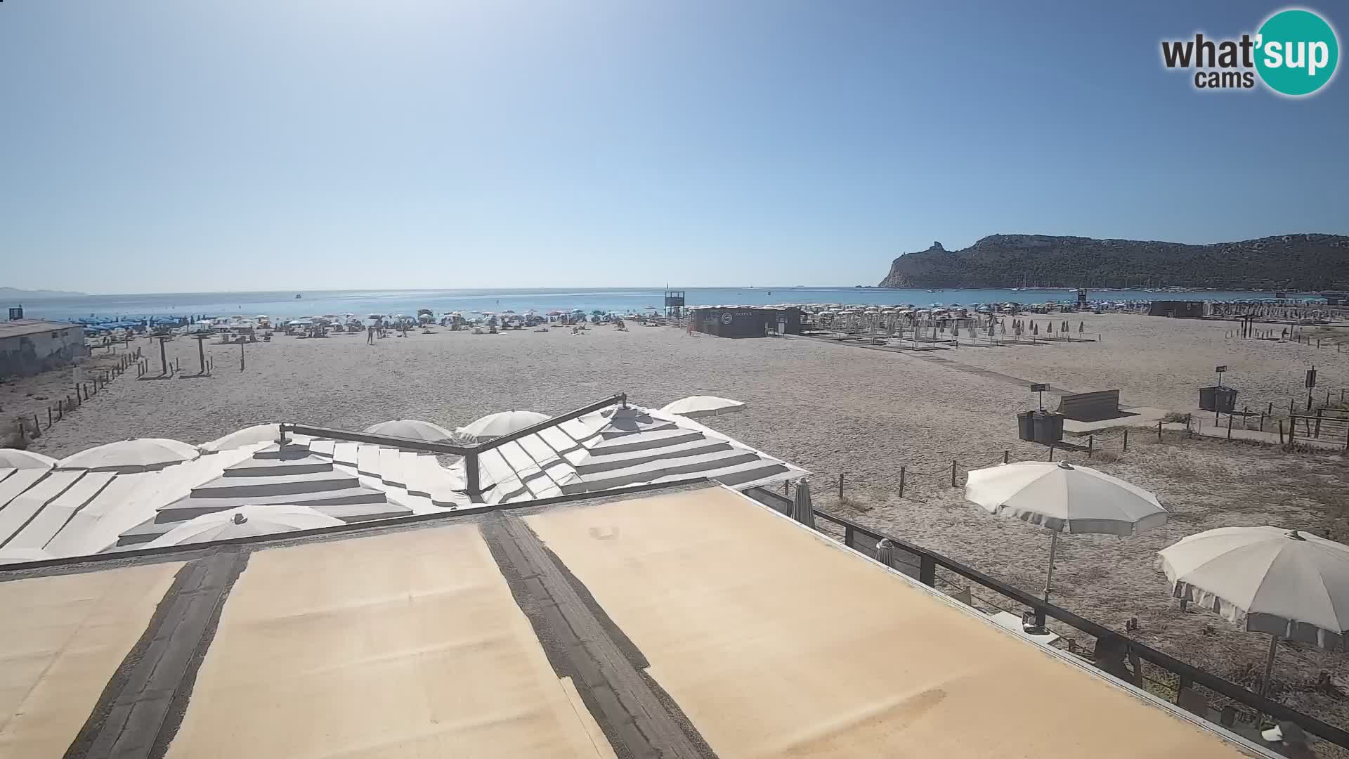 Poetto beach webcam | Cagliari | Sardinija
