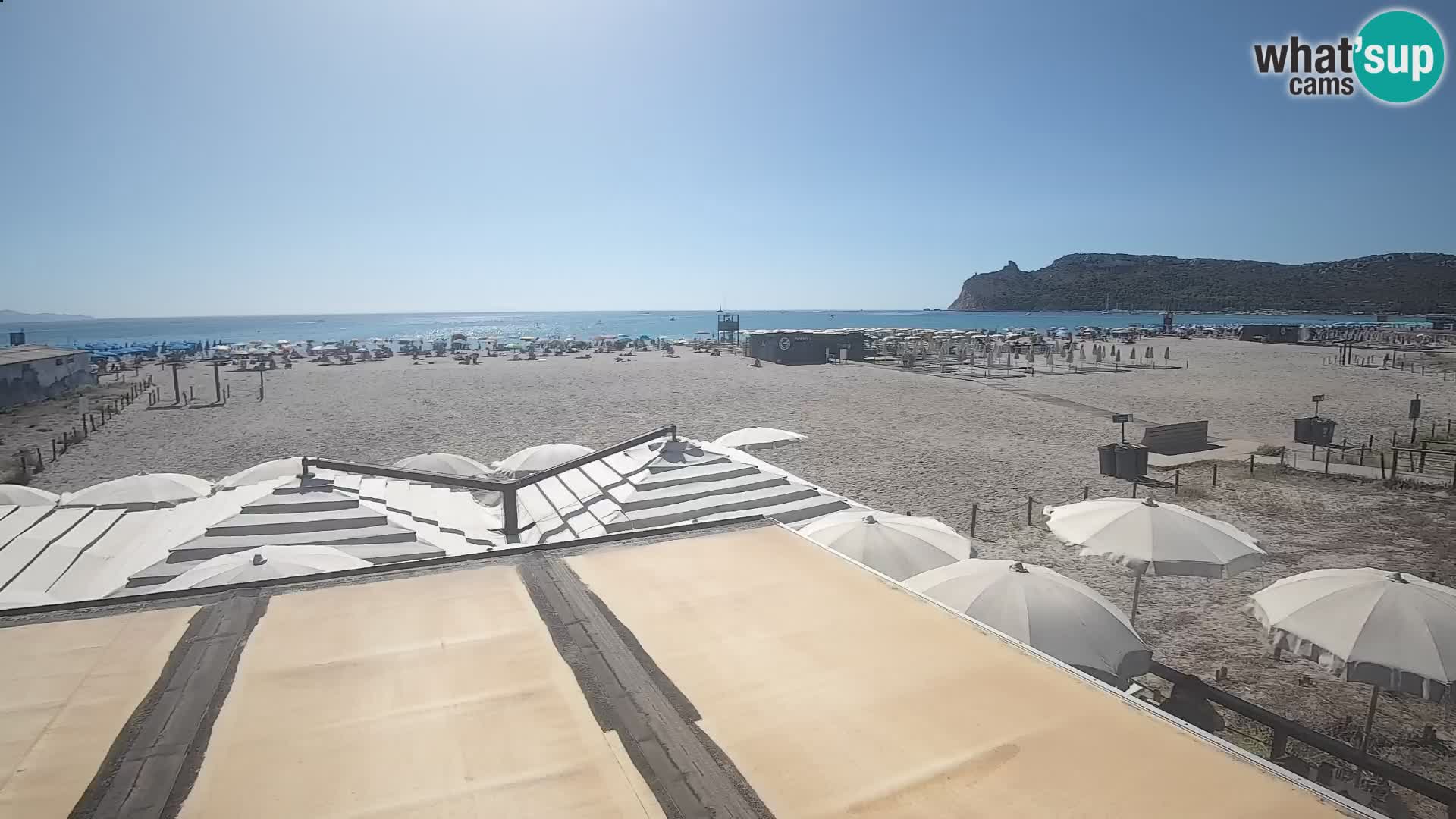 Webcam plage de Poetto | Cagliari | Sardaigne