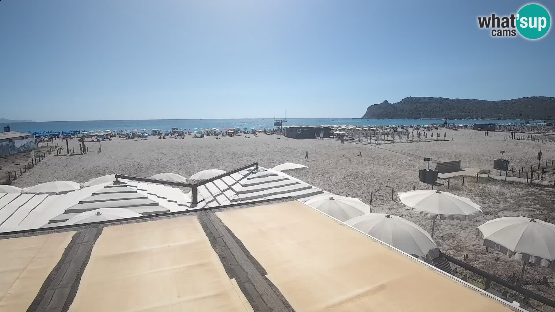 Poetto beach webcam | Cagliari | Sardinia