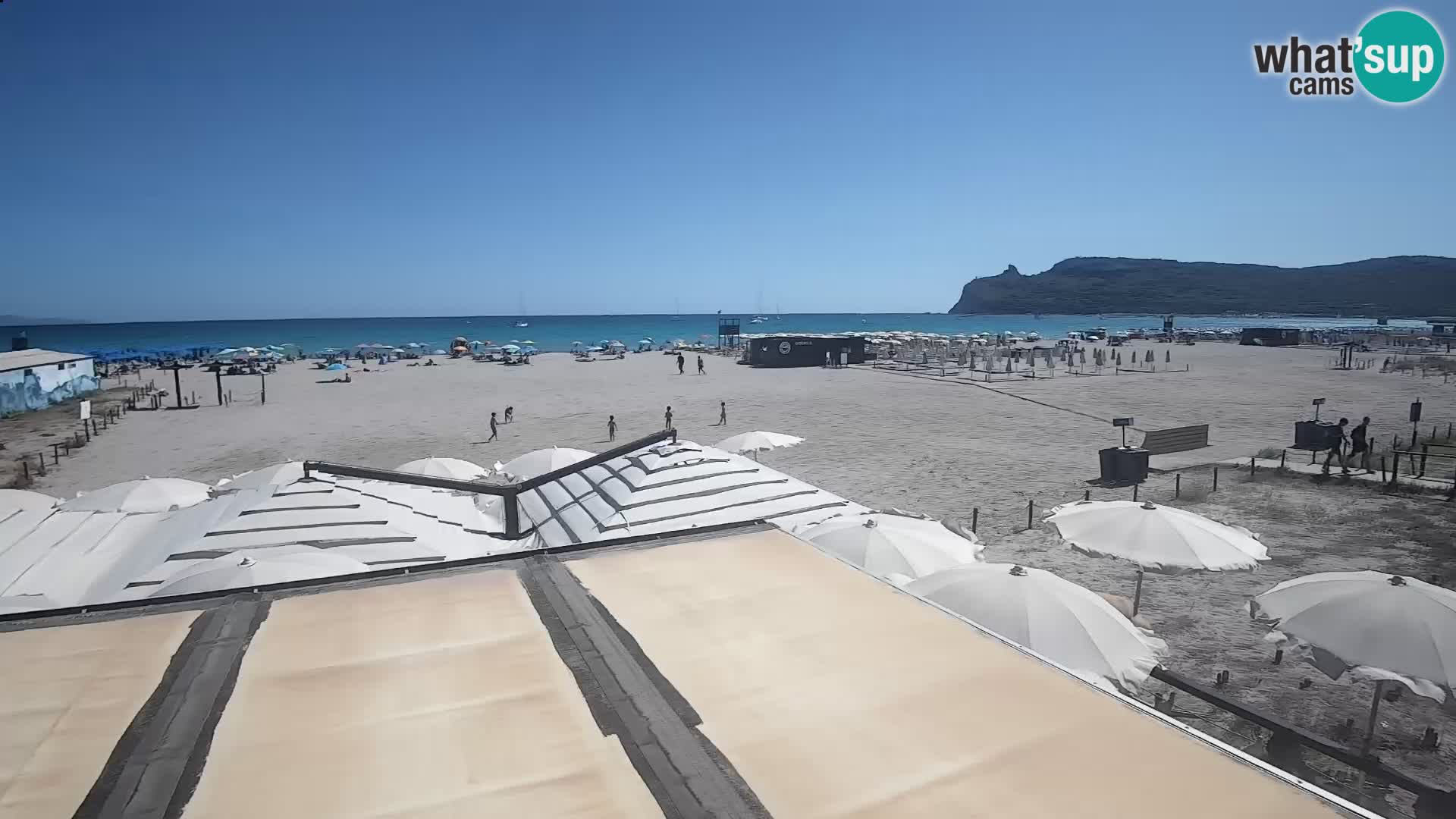 Poetto beach webcam | Cagliari | Sardinija