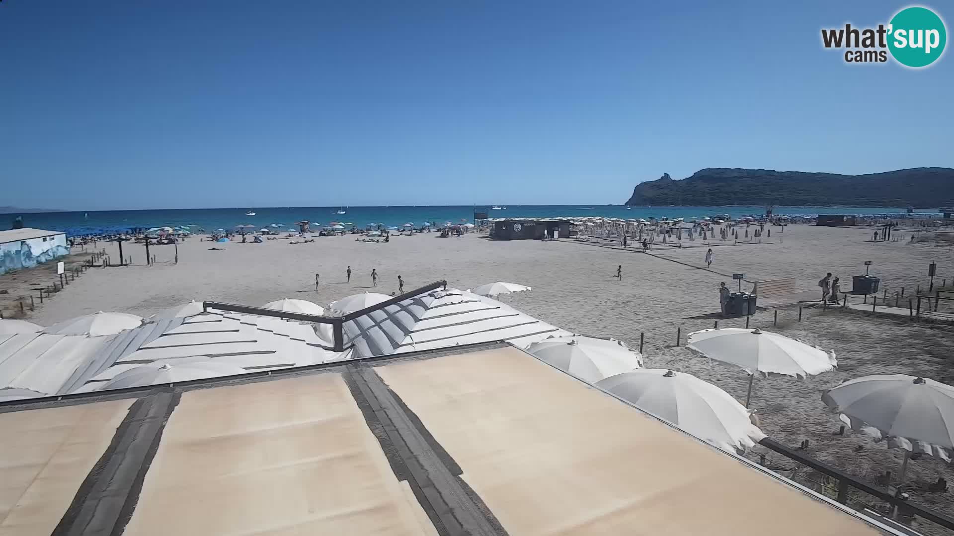 Poetto beach webcam | Cagliari | Sardinia