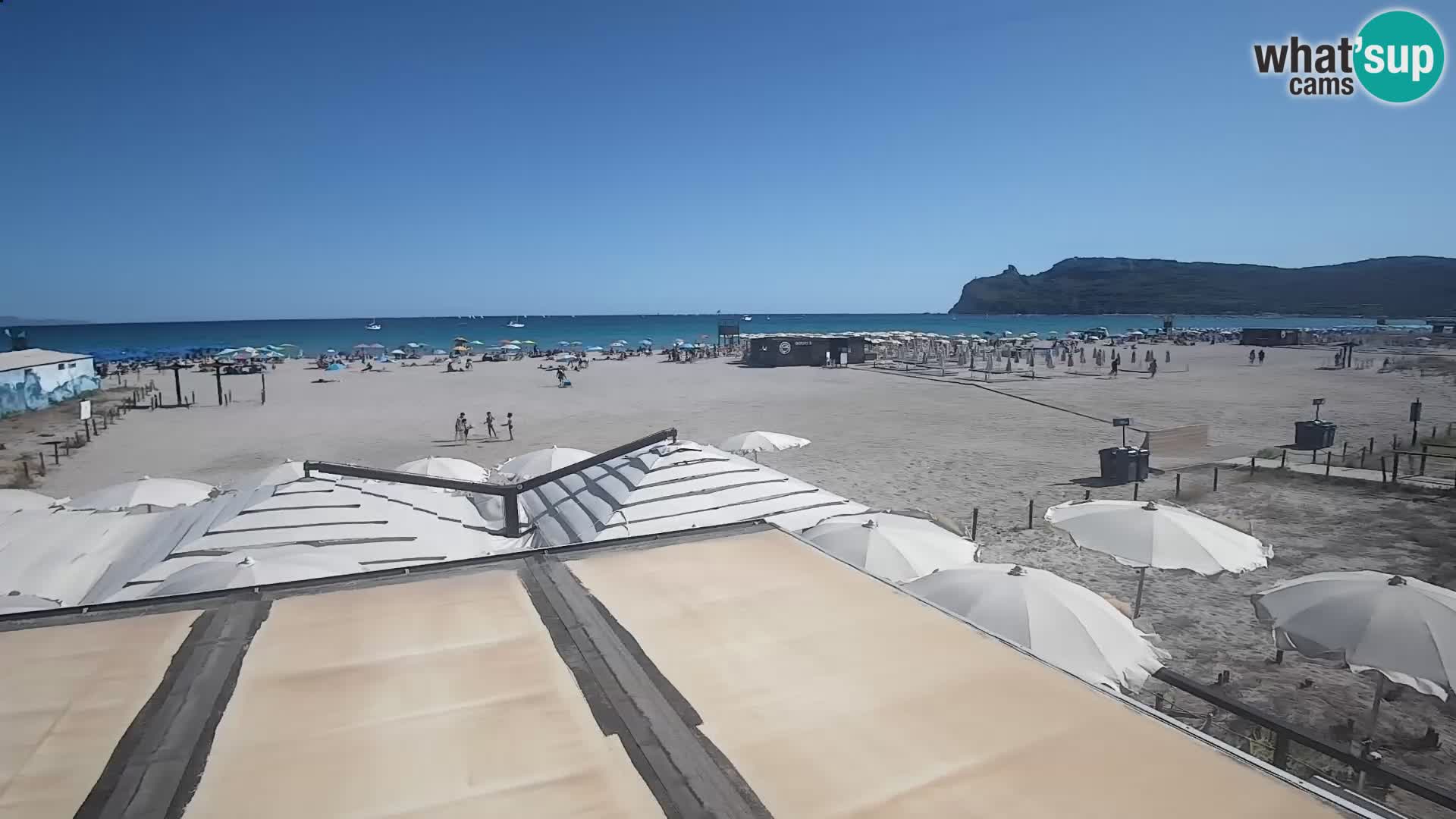 Poetto beach webcam | Cagliari | Sardinia