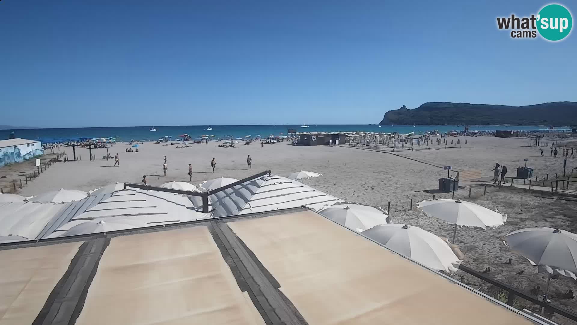 Webcam spiaggia del Poetto | Cagliari | Sardegna