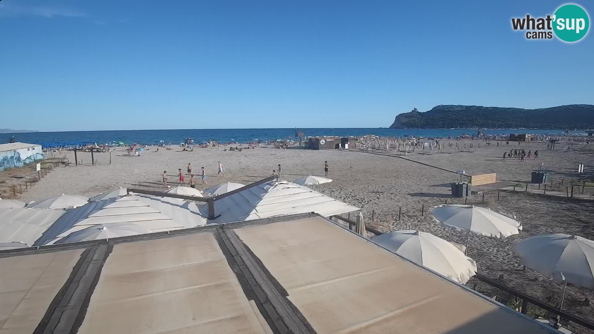 Poetto beach webcam | Cagliari | Sardinia