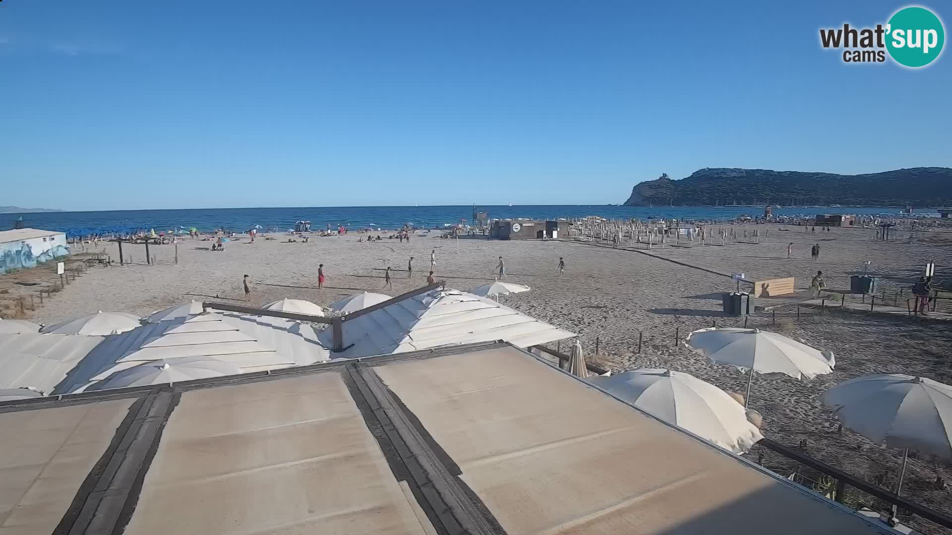 Poetto beach webcam | Cagliari | Sardinia