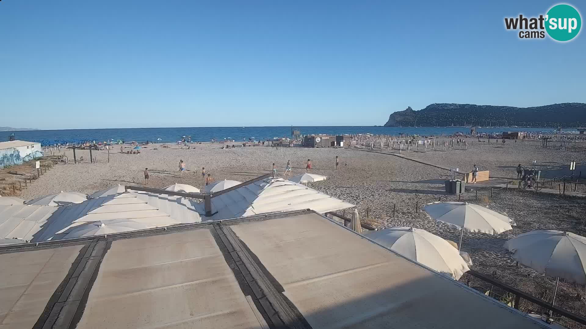 Poetto beach webcam | Cagliari | Sardinia