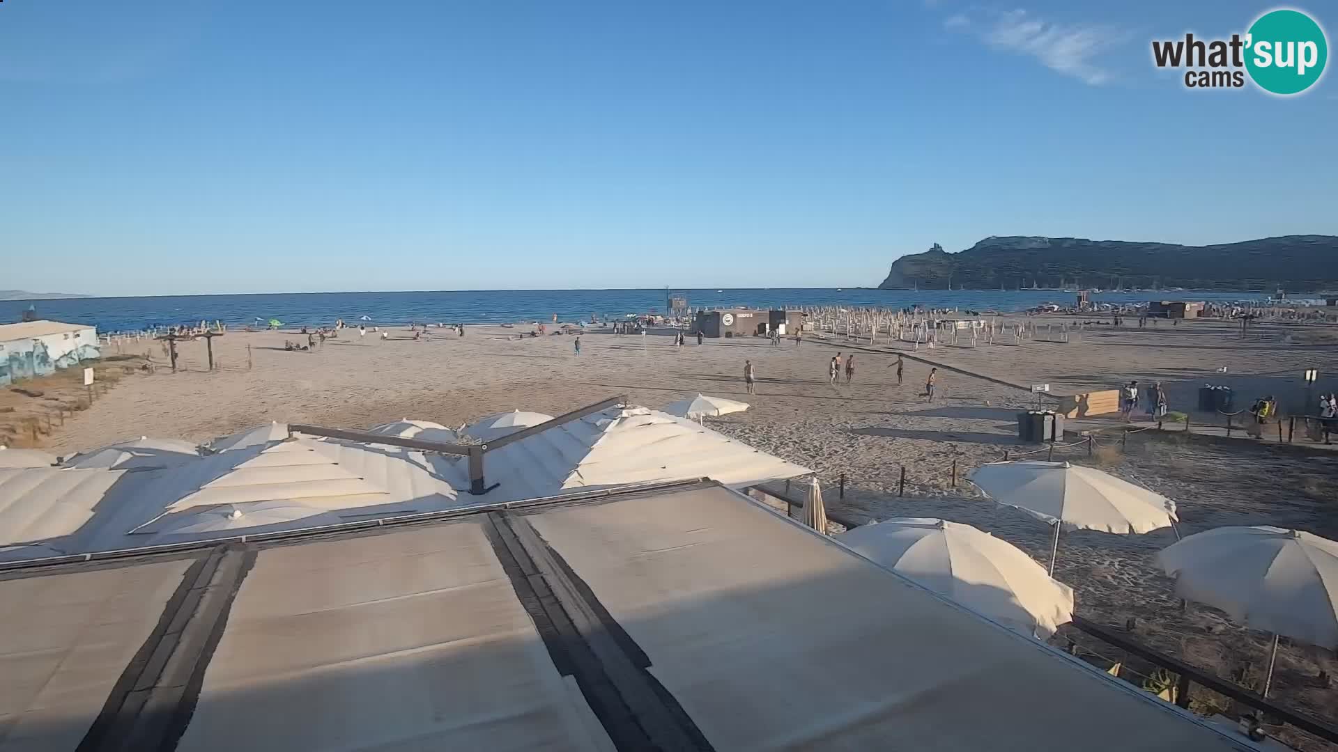 Poetto beach webcam | Cagliari | Sardinia