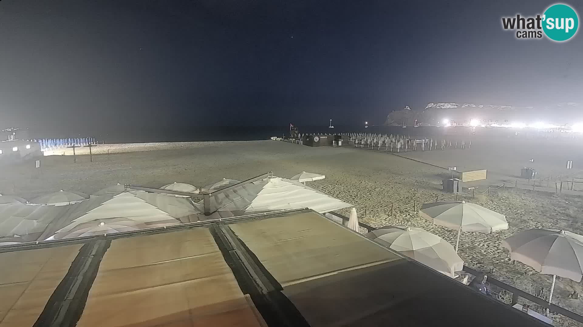 Poetto beach webcam | Cagliari | Sardinia