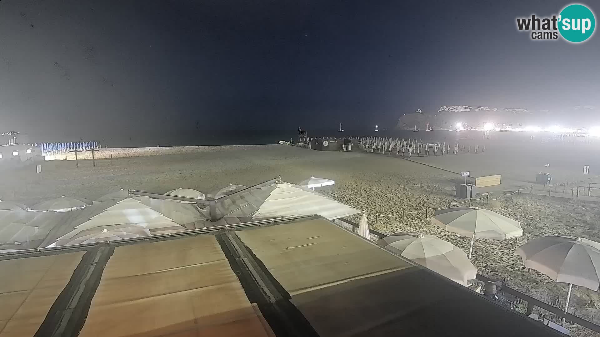 Poetto beach webcam | Cagliari | Sardinija