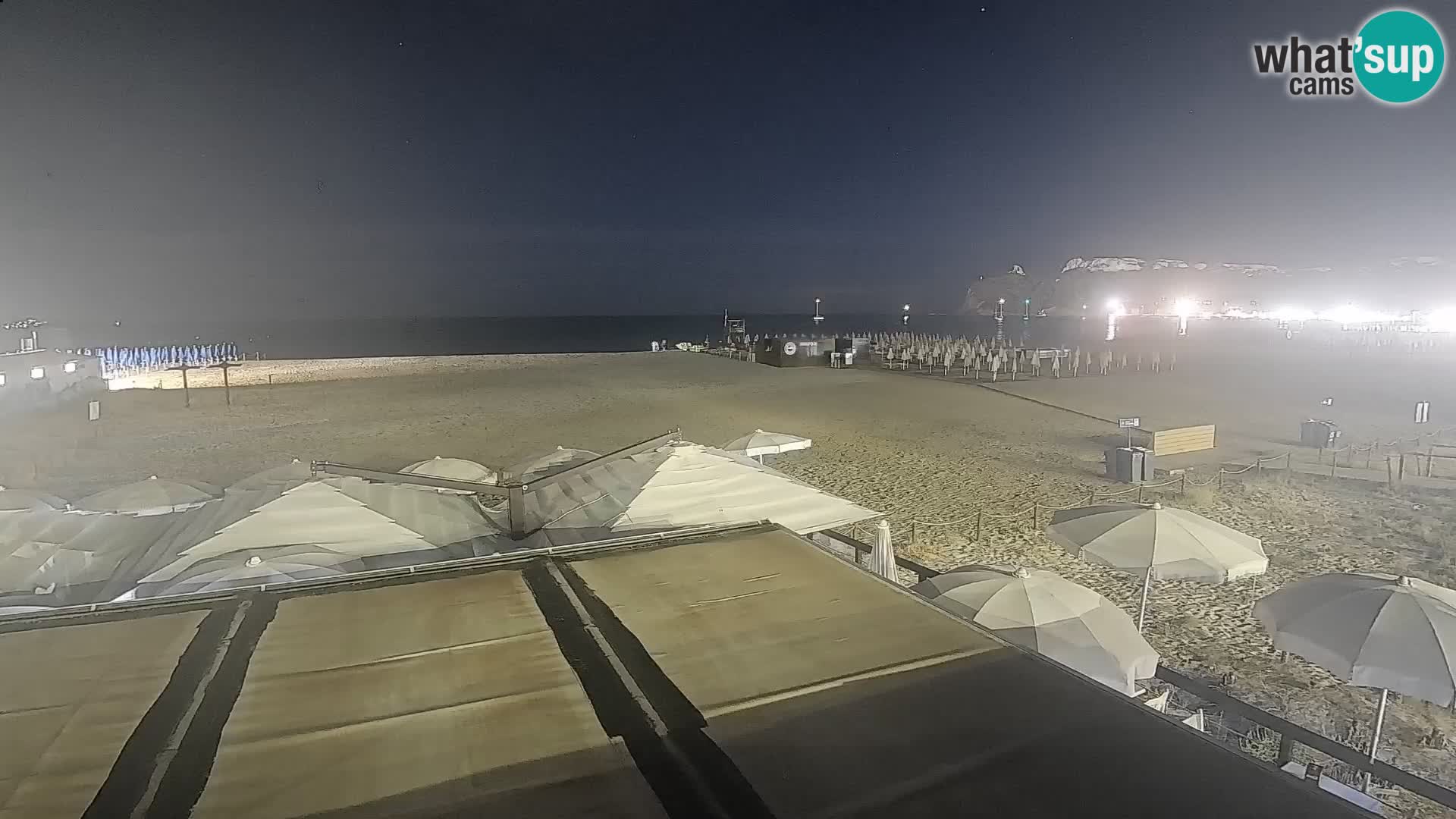 Webcam plage de Poetto | Cagliari | Sardaigne