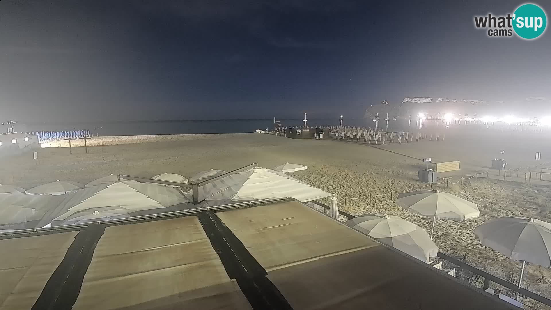 Webcam plage de Poetto | Cagliari | Sardaigne