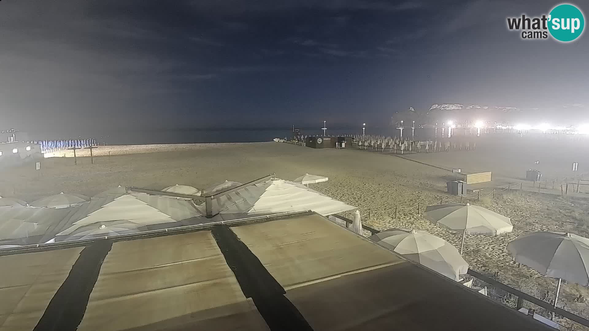 Poetto beach webcam | Cagliari | Sardinija