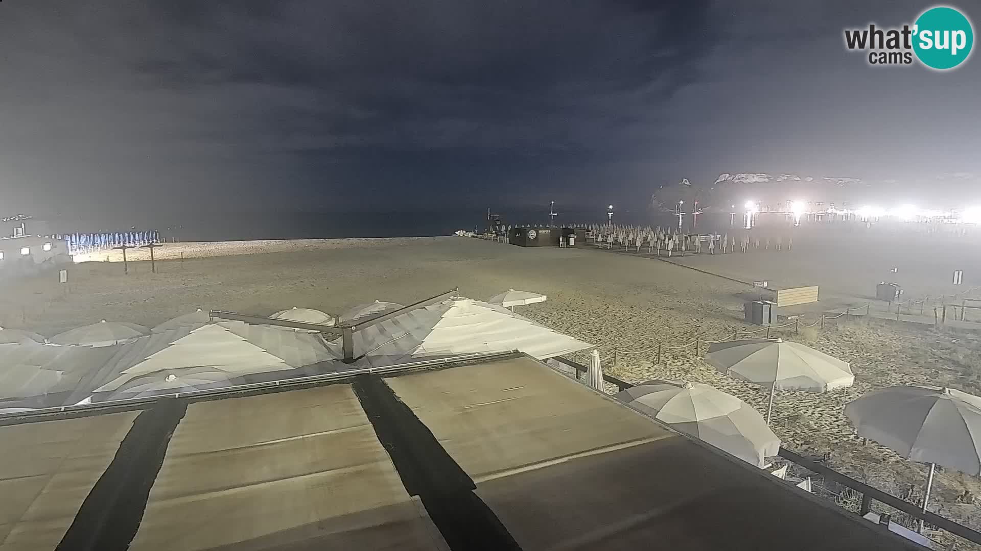 Poetto beach webcam | Cagliari | Sardinija