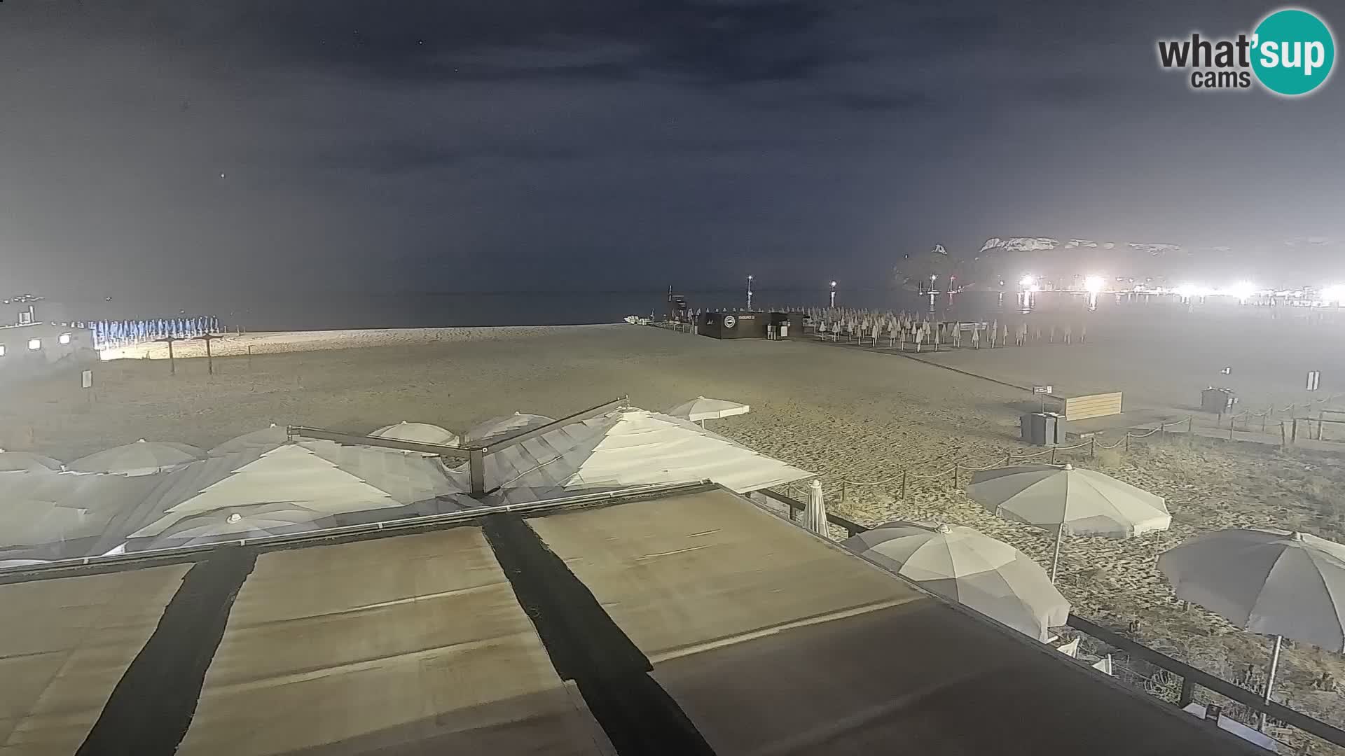 Poetto beach webcam | Cagliari | Sardinija