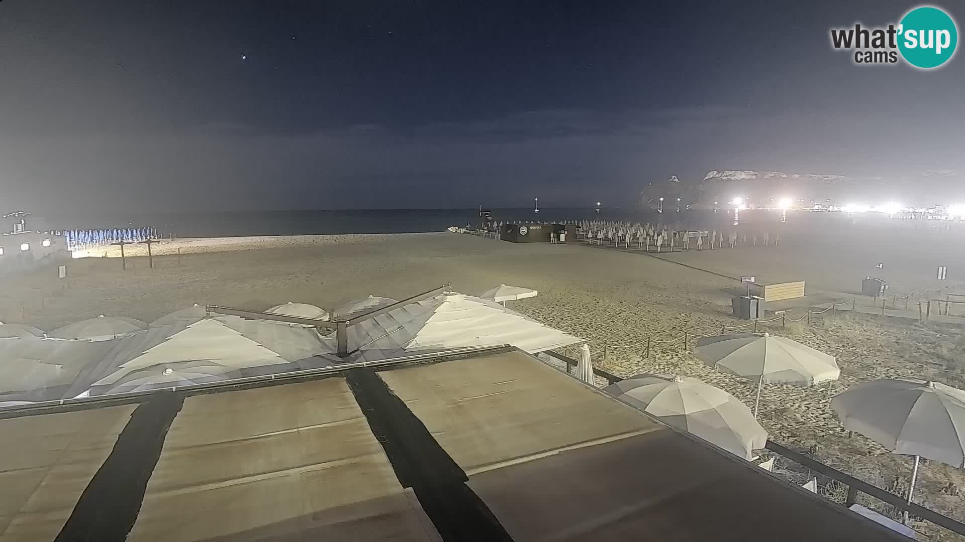 Poetto beach webcam | Cagliari | Sardinia