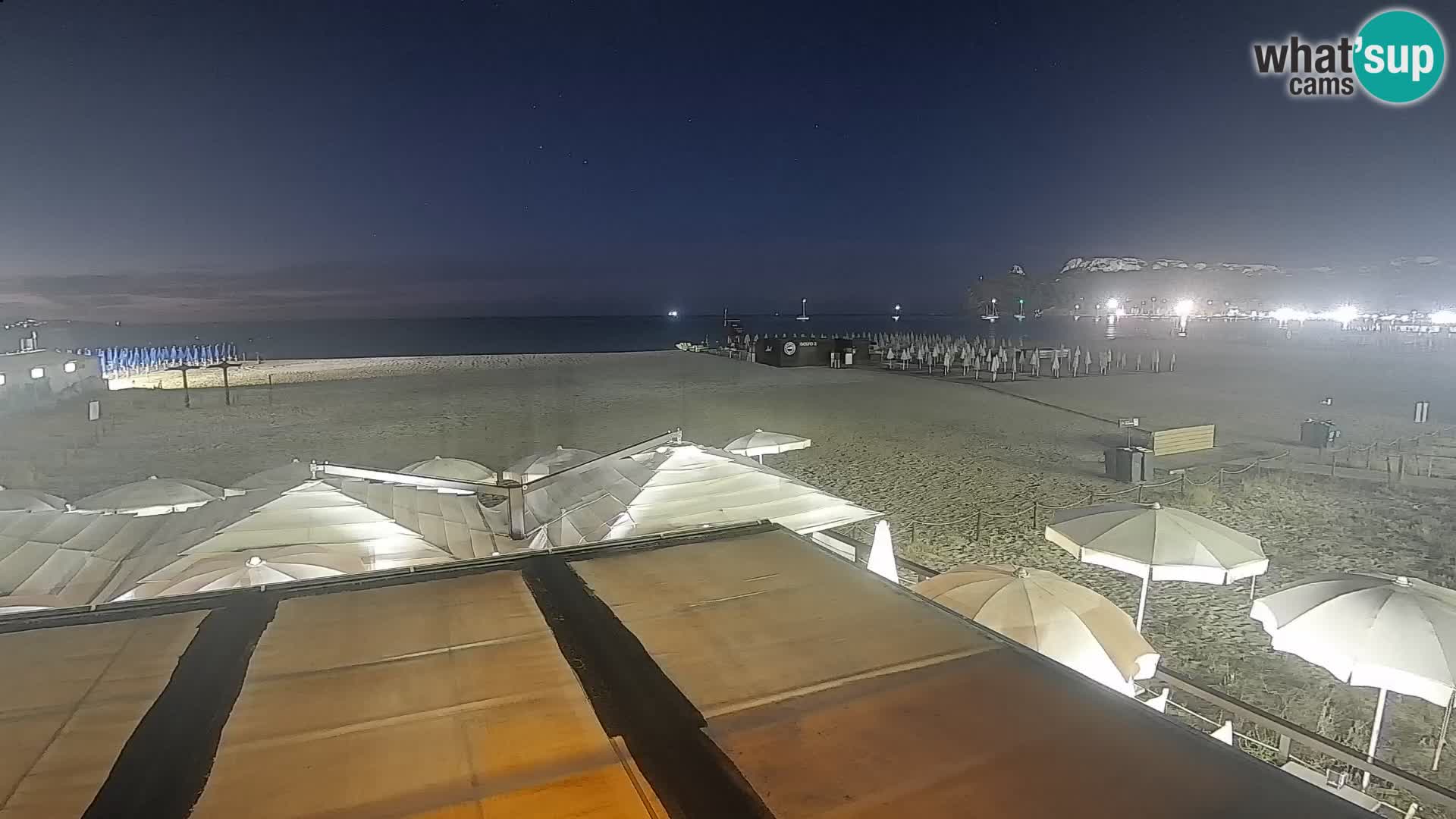 Webcam plage de Poetto | Cagliari | Sardaigne