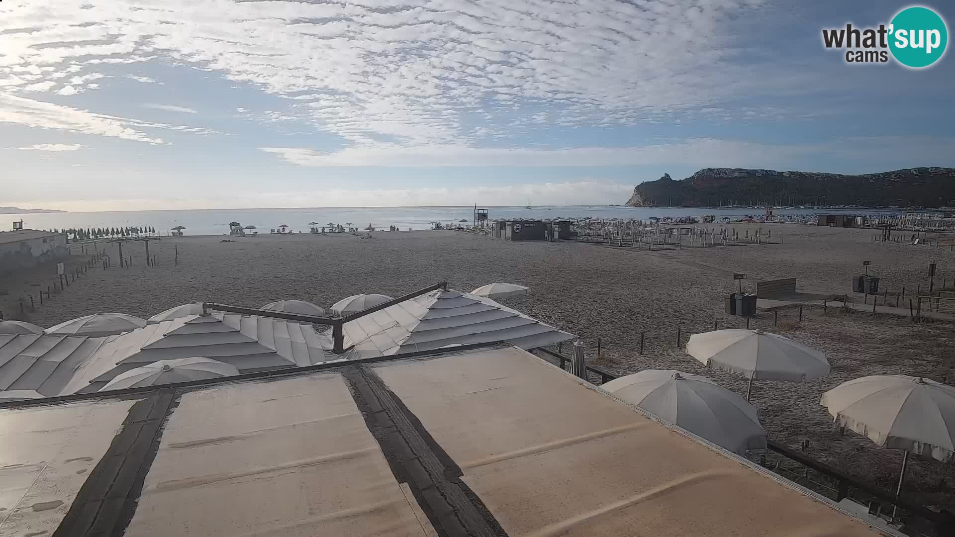 Poetto beach webcam | Cagliari | Sardinija