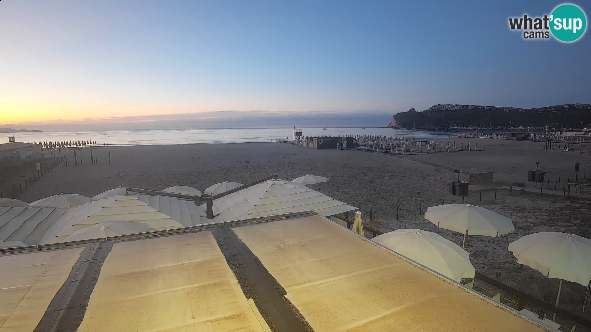 Webcam plage de Poetto | Cagliari | Sardaigne