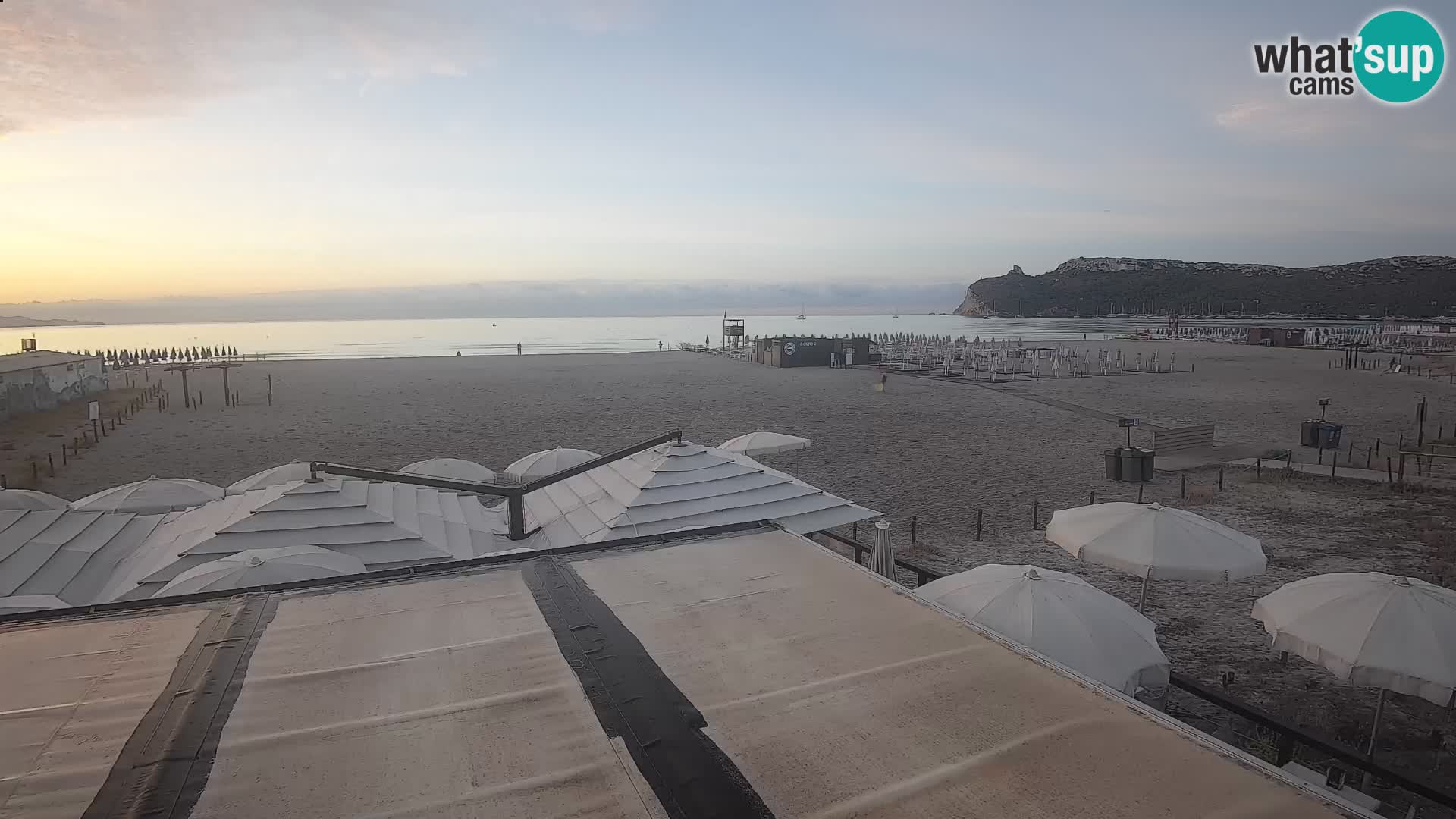 Poetto beach webcam | Cagliari | Sardinija