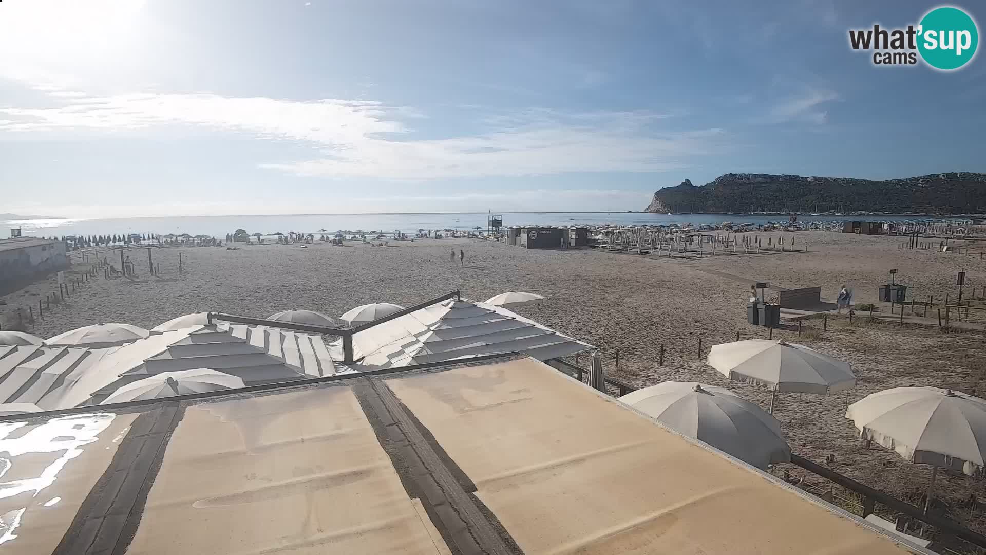 Poetto beach webcam | Cagliari | Sardinia