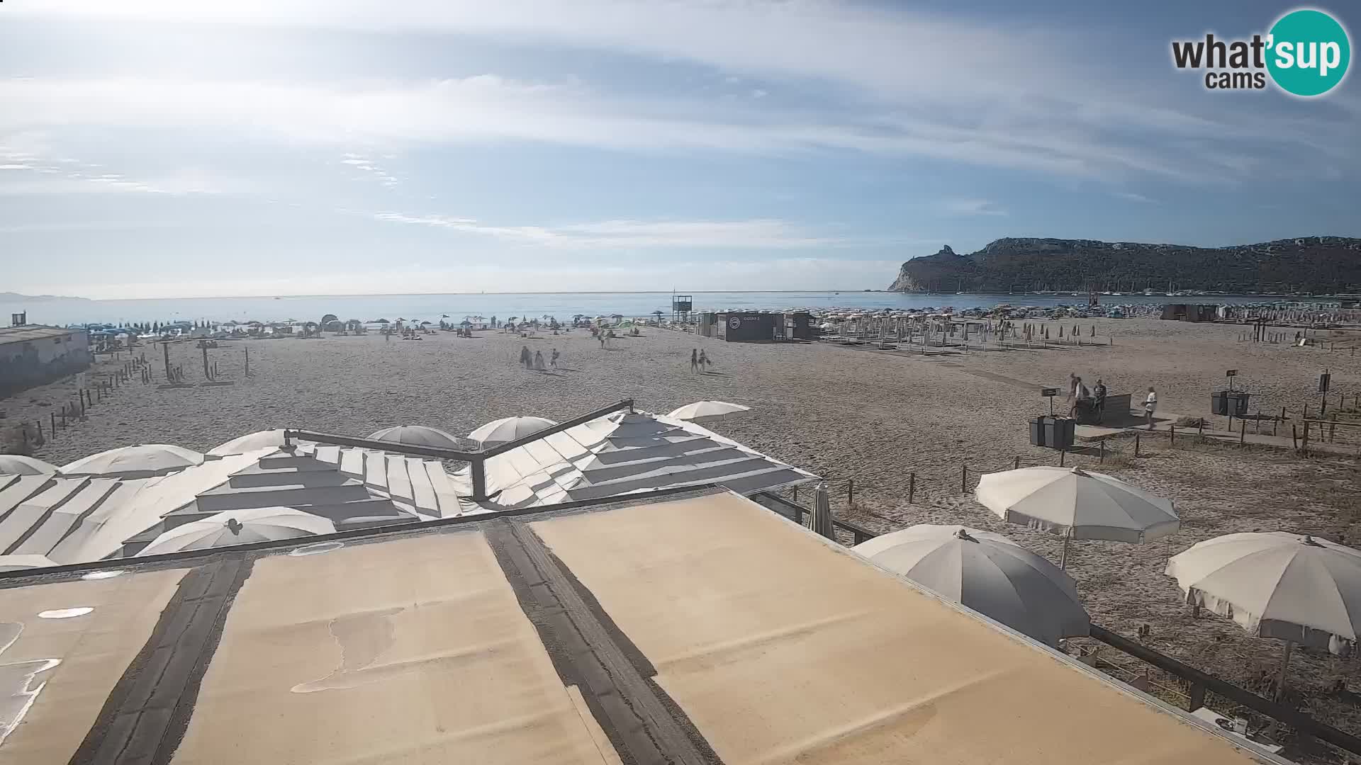 Poetto beach webcam | Cagliari | Sardinija
