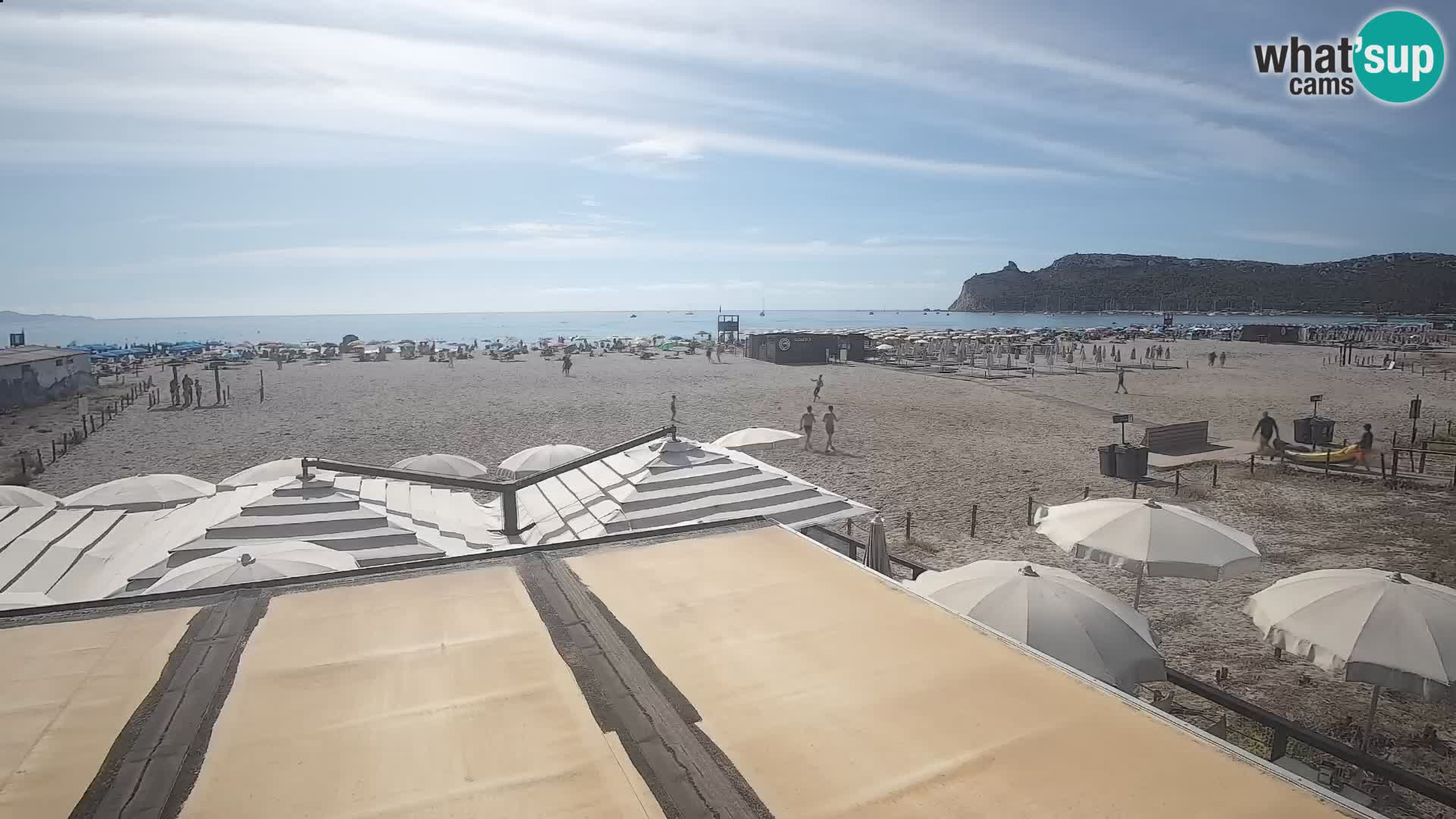 Poetto beach webcam | Cagliari | Sardinija