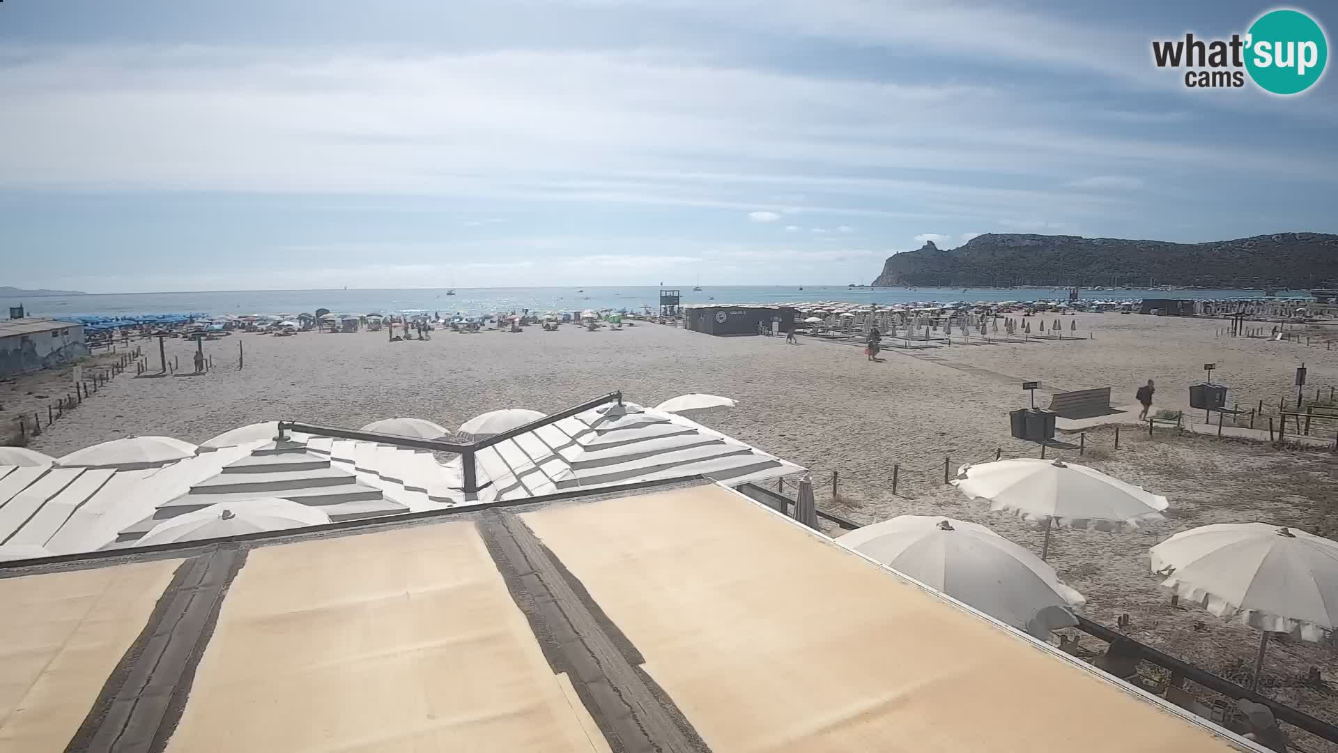 Poetto beach webcam | Cagliari | Sardinija