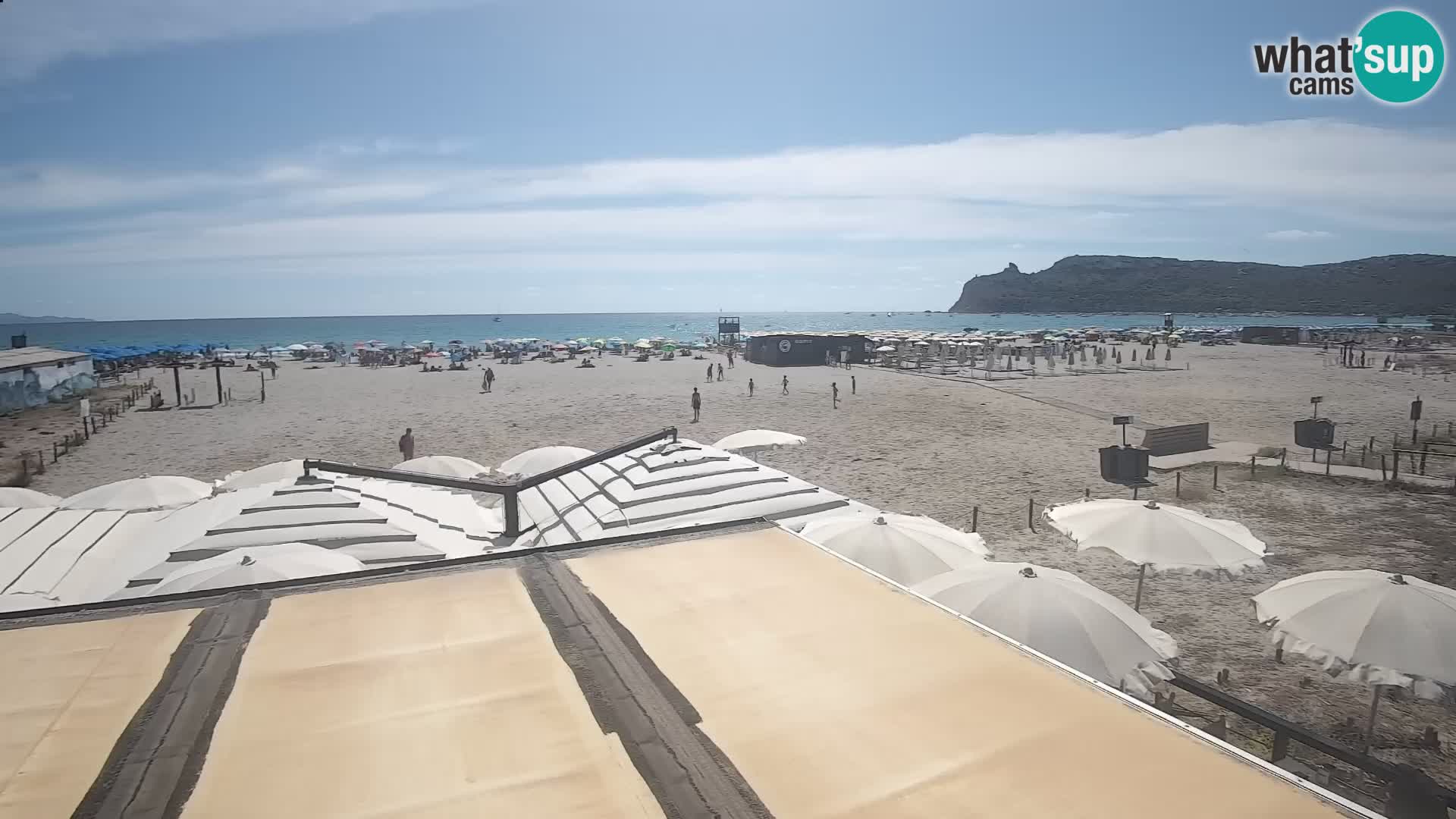 Webcam plage de Poetto | Cagliari | Sardaigne