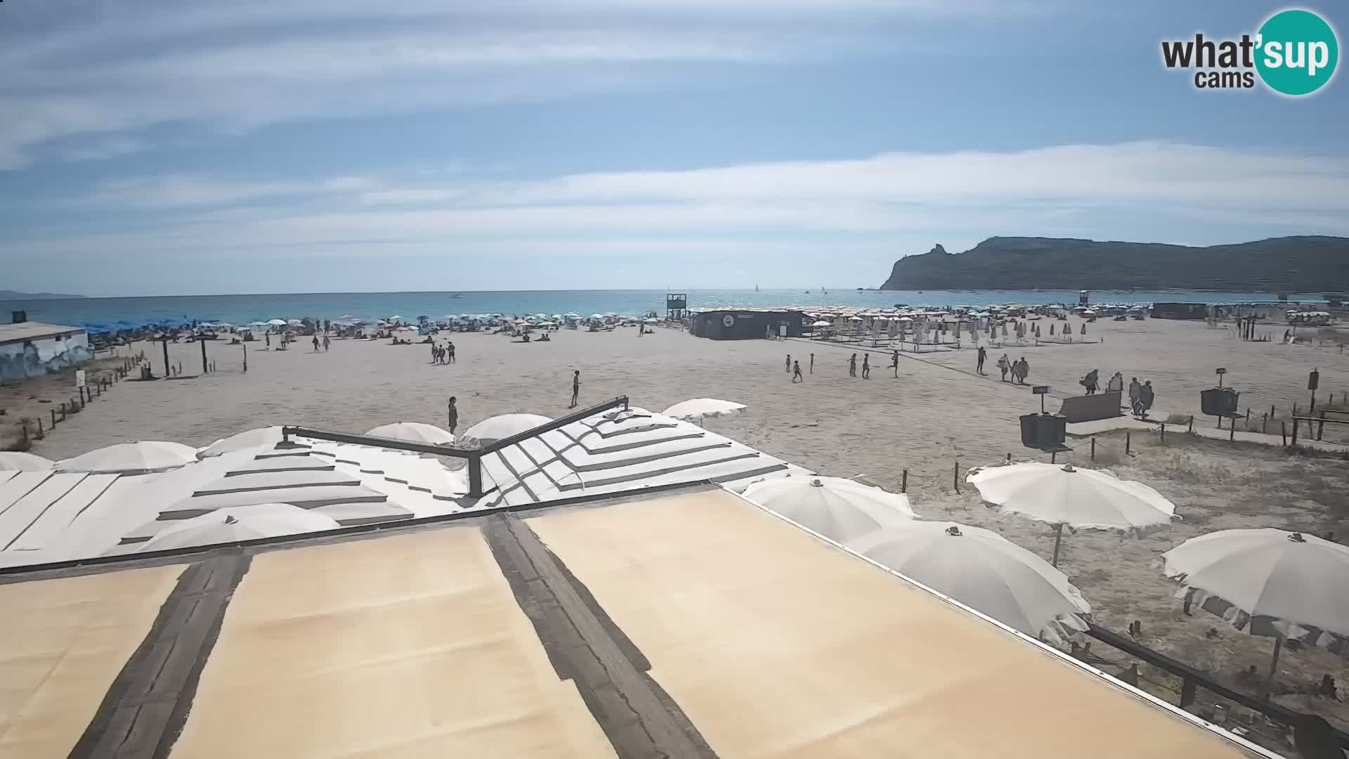 Poetto beach webcam | Cagliari | Sardinija