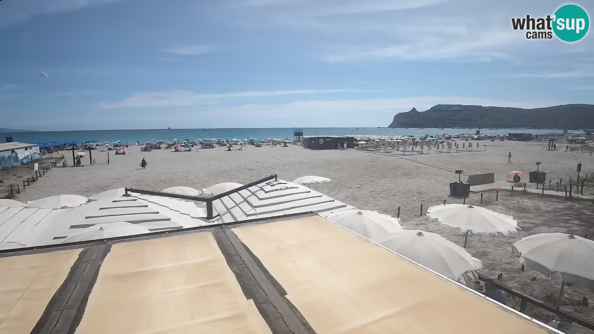 Webcam spiaggia del Poetto | Cagliari | Sardegna