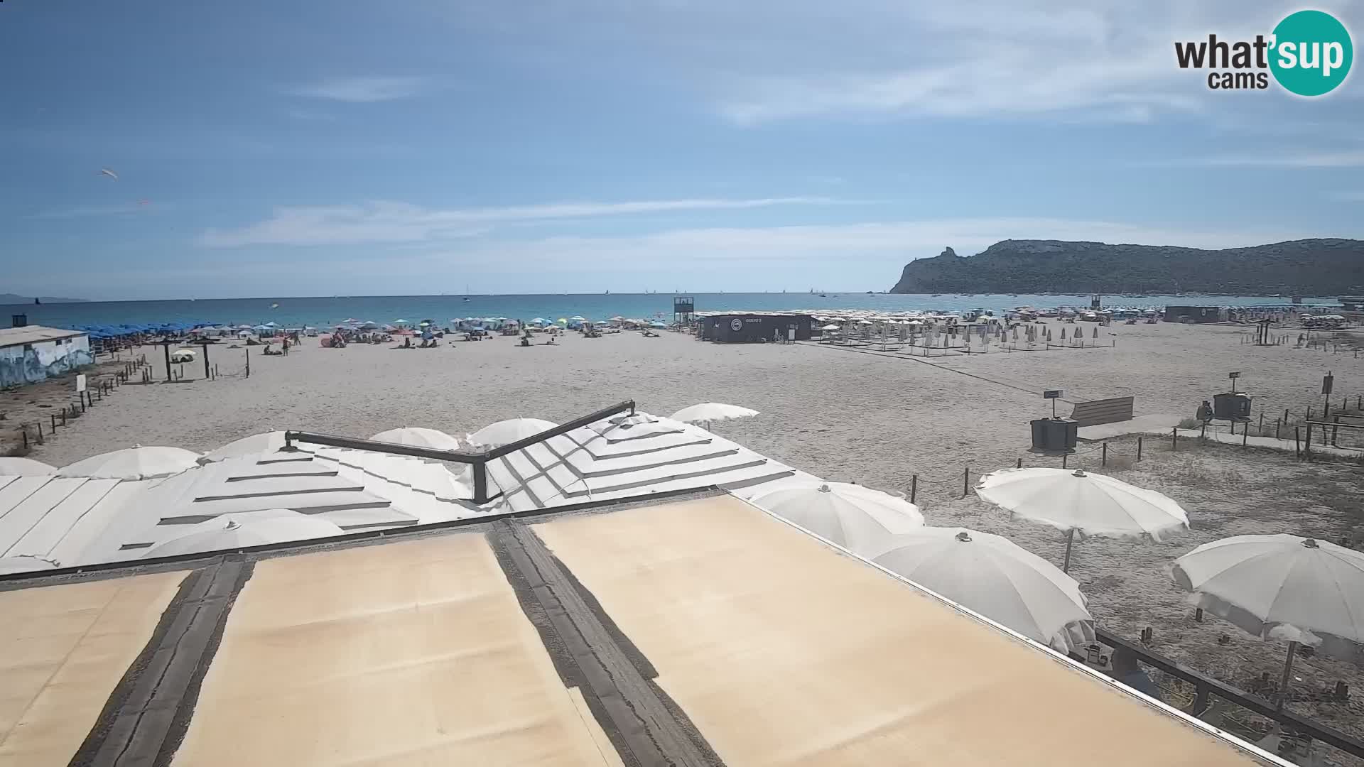 Poetto beach webcam | Cagliari | Sardinia