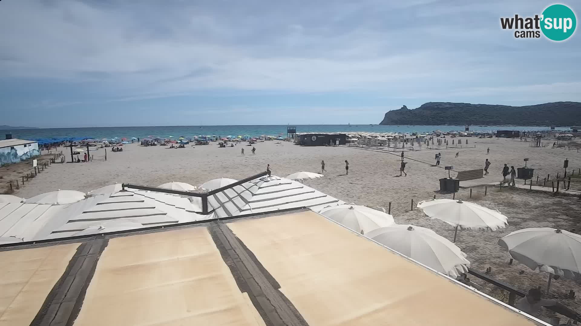 Poetto beach webcam | Cagliari | Sardinija